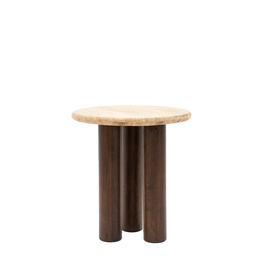 Trevi Side Table Dark Wood