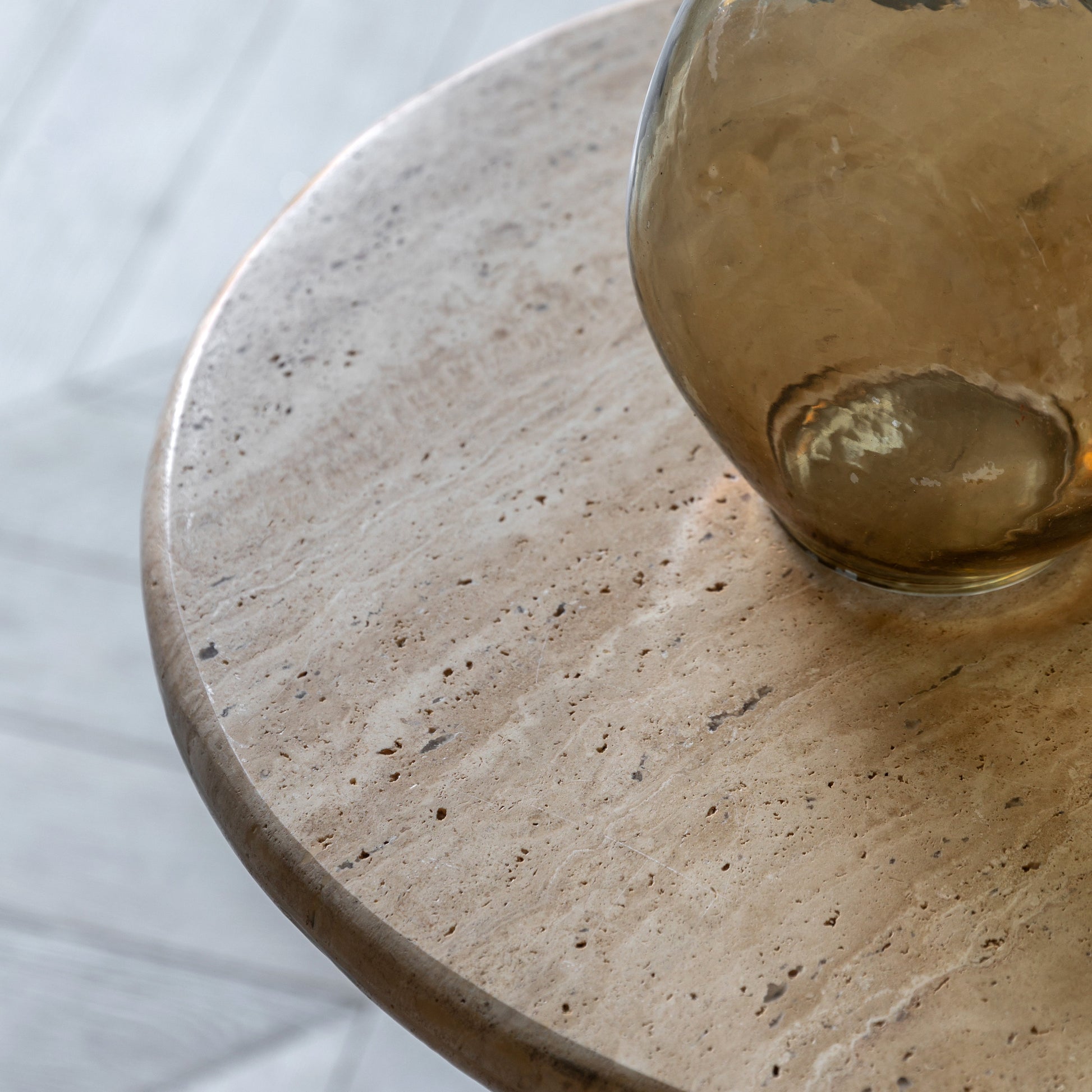 Trevi Side Table Dark Wood