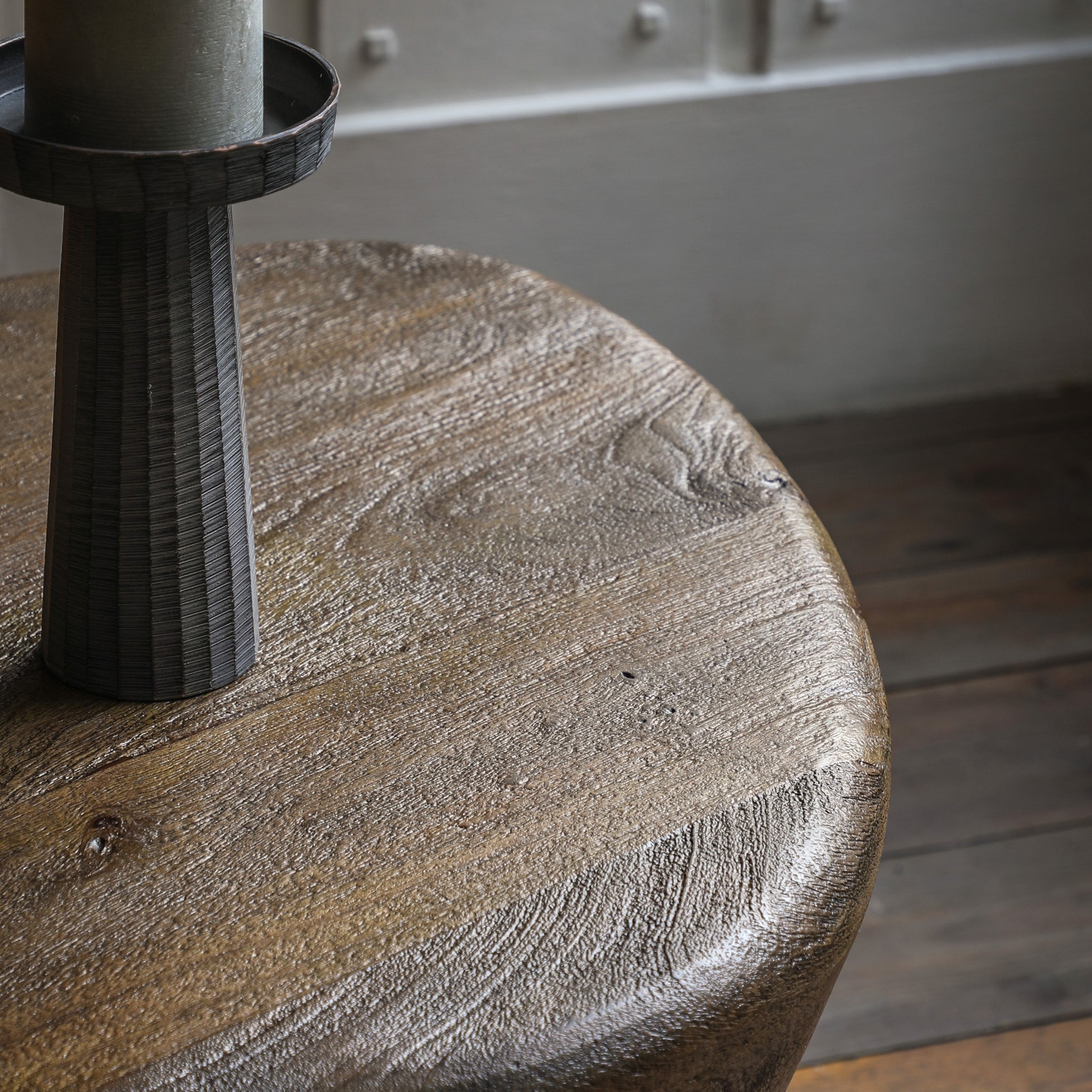 Oregon Side Table Dark Wood