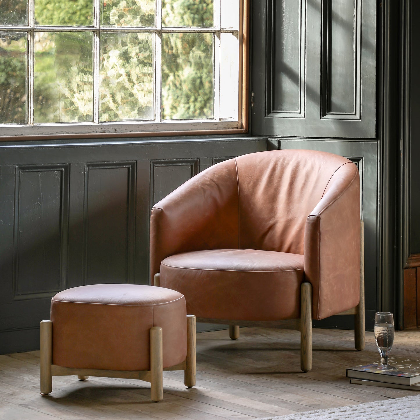 Tindon Armchair Vintage Brown Leather