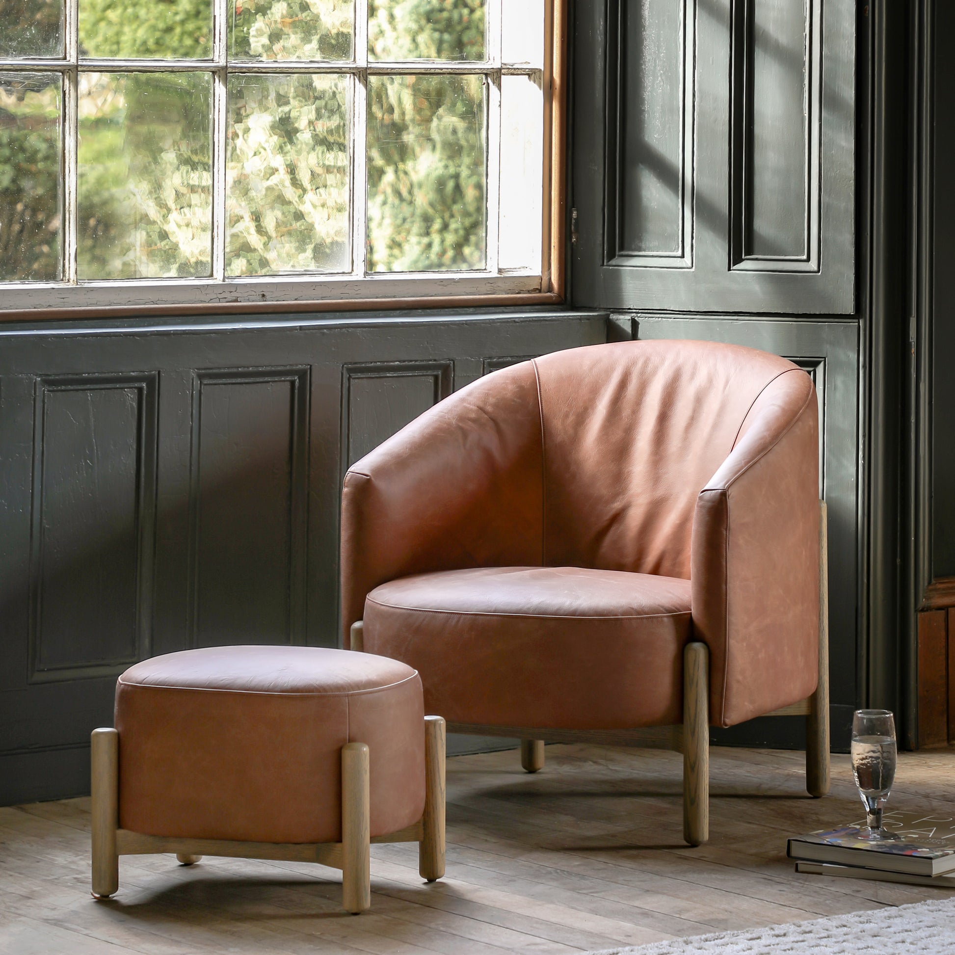 Tindon Armchair Vintage Brown Leather