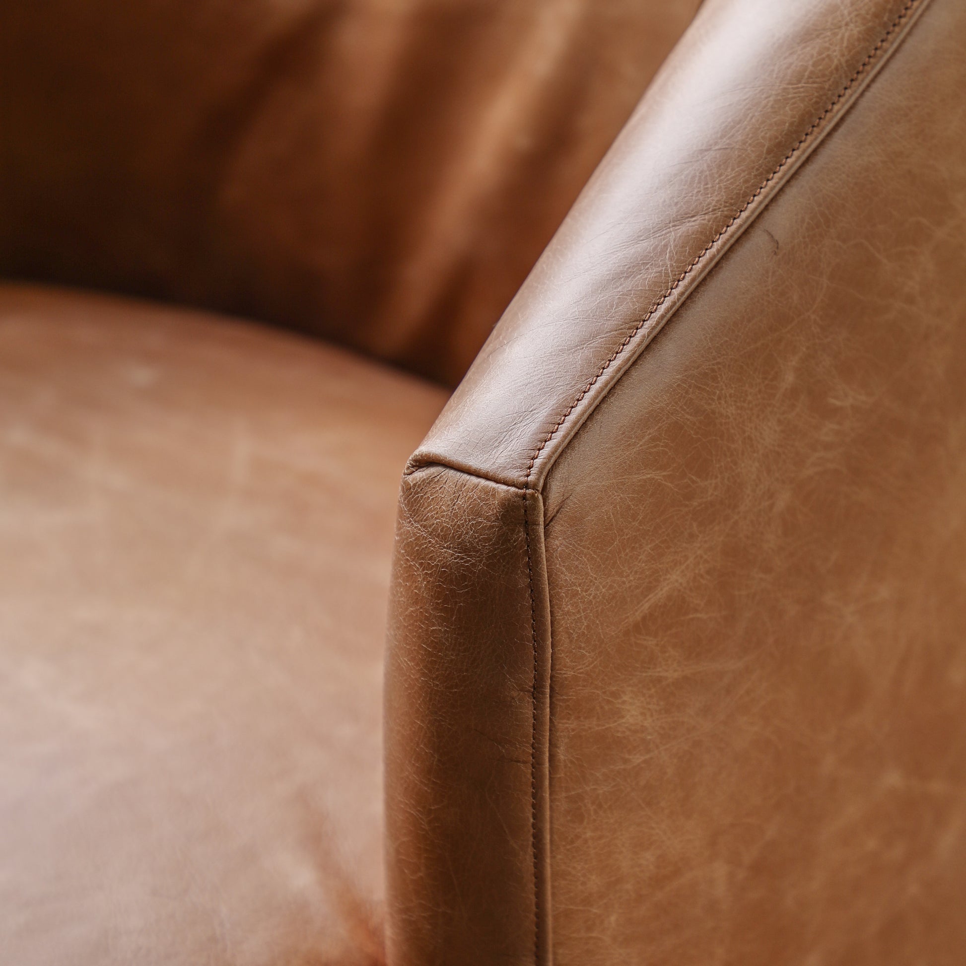 Tindon Armchair Vintage Brown Leather