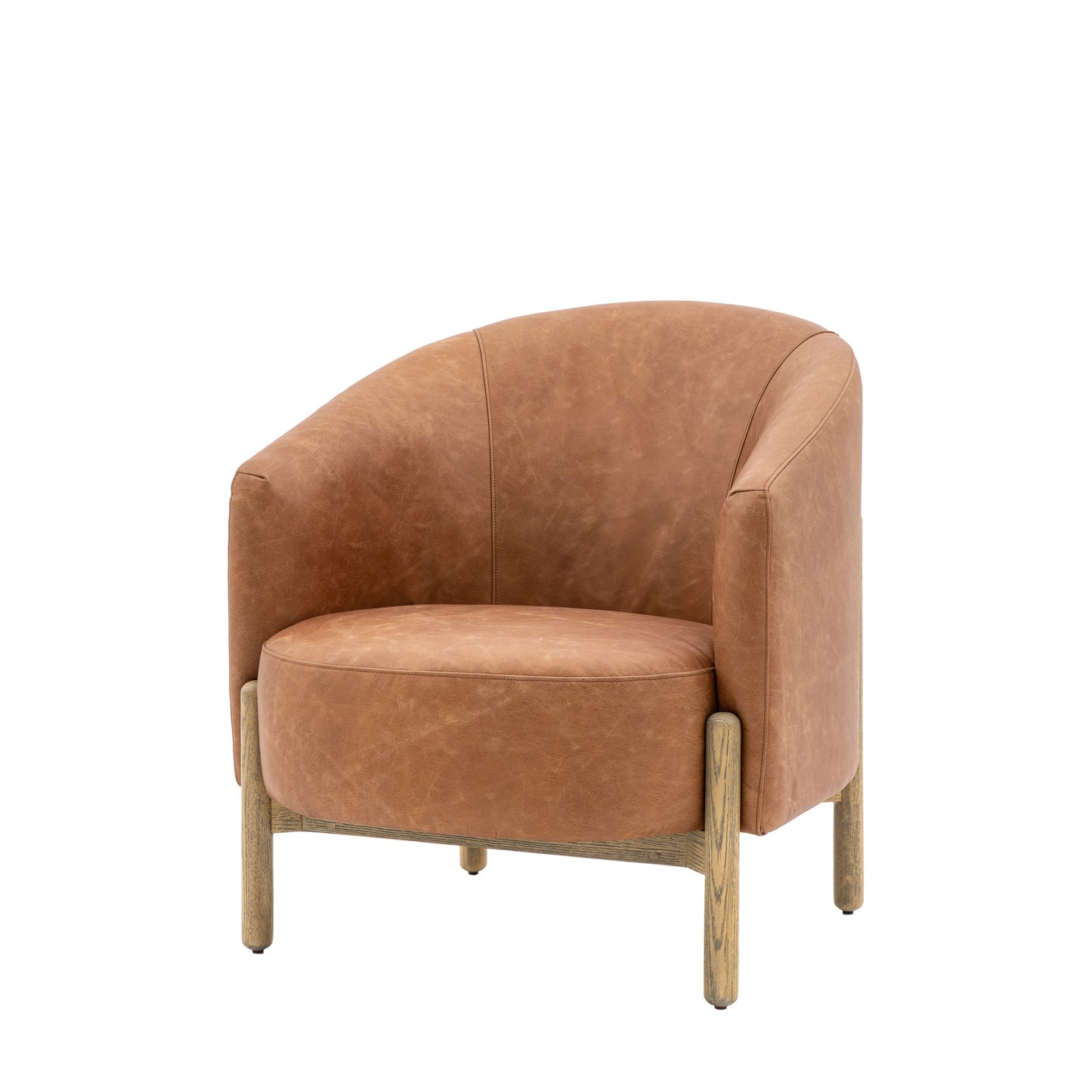 Tindon Armchair Vintage Brown Leather