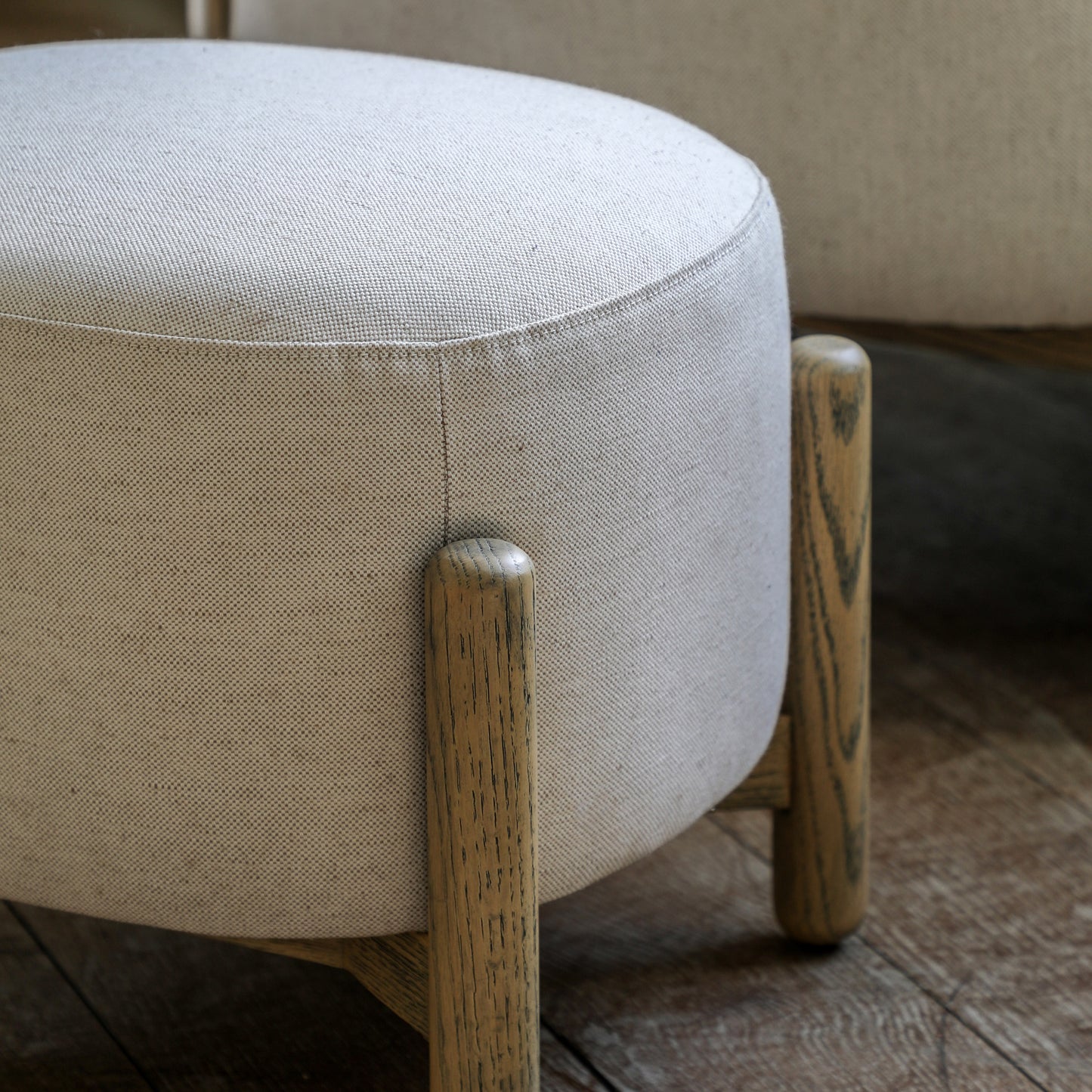 Tindon Footstool Natural