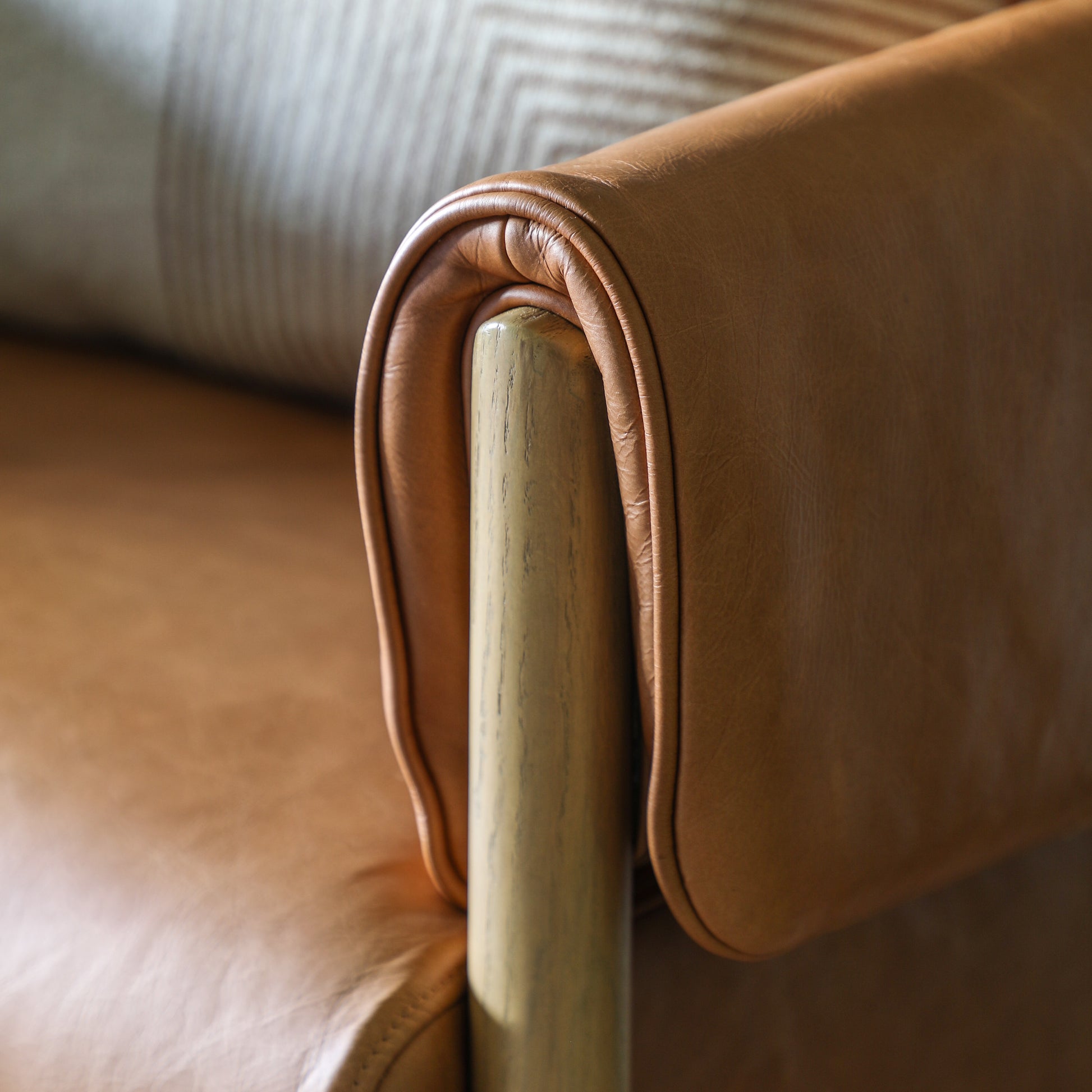 Stratford Armchair Brown Leather