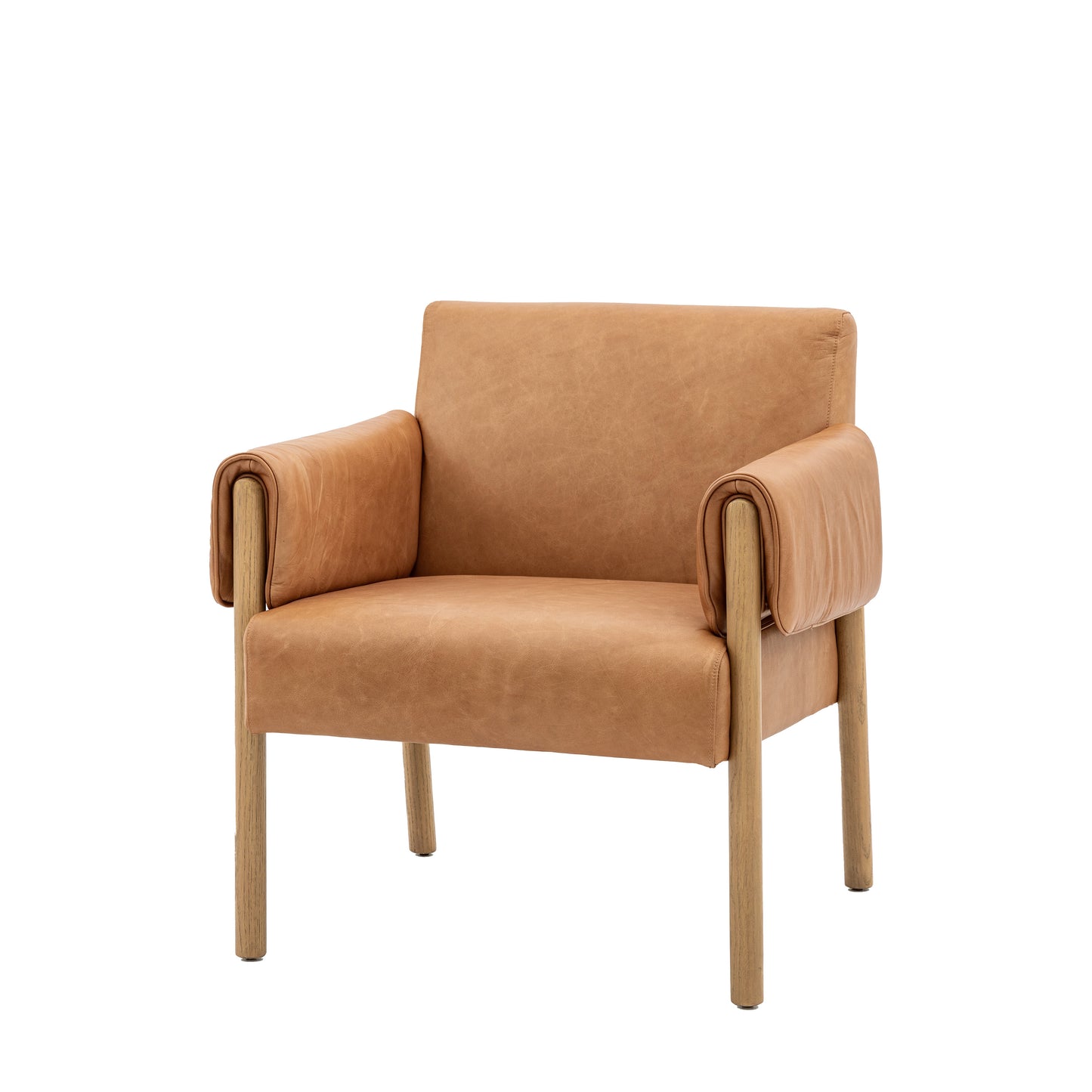 Stratford Armchair Brown Leather