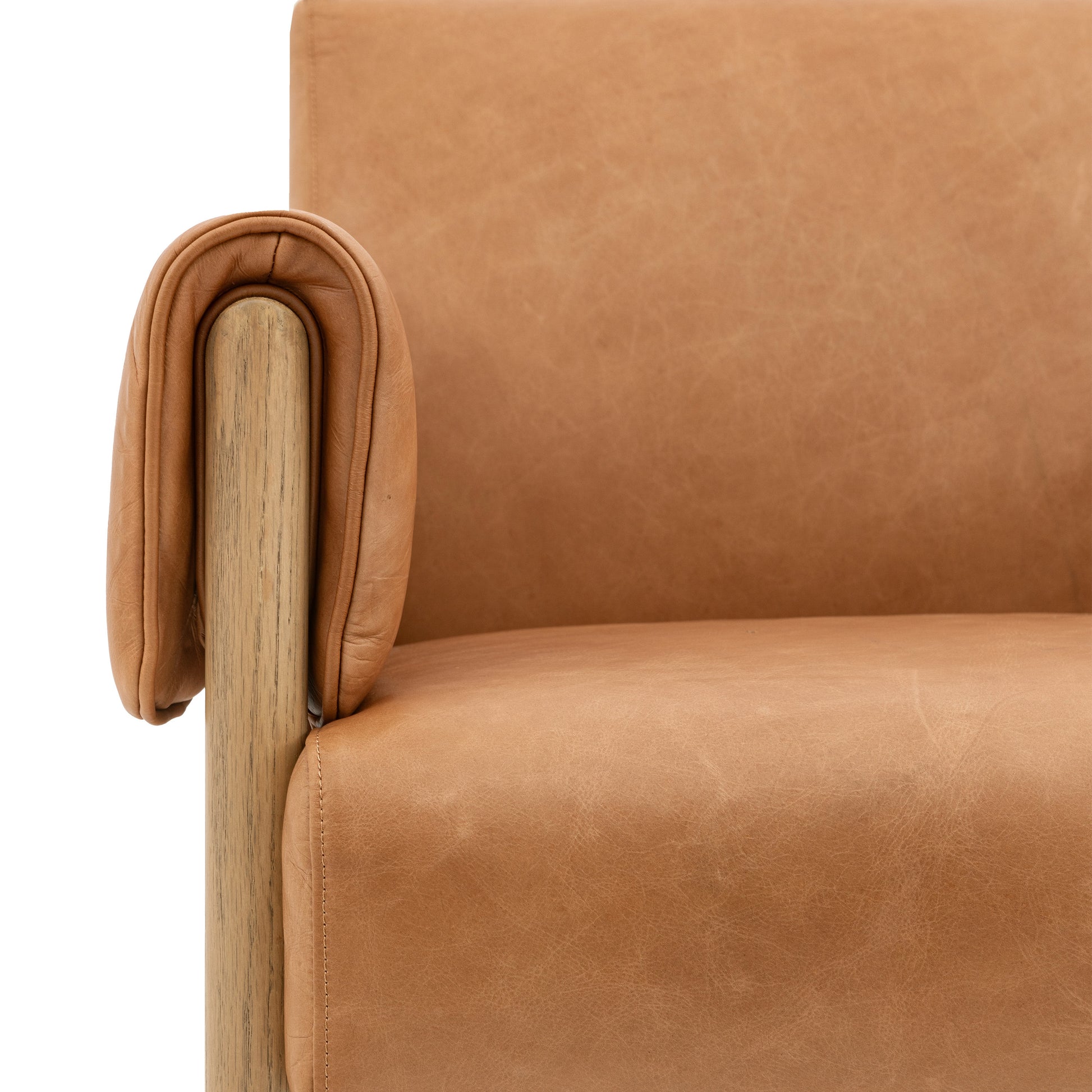 Stratford Armchair Brown Leather