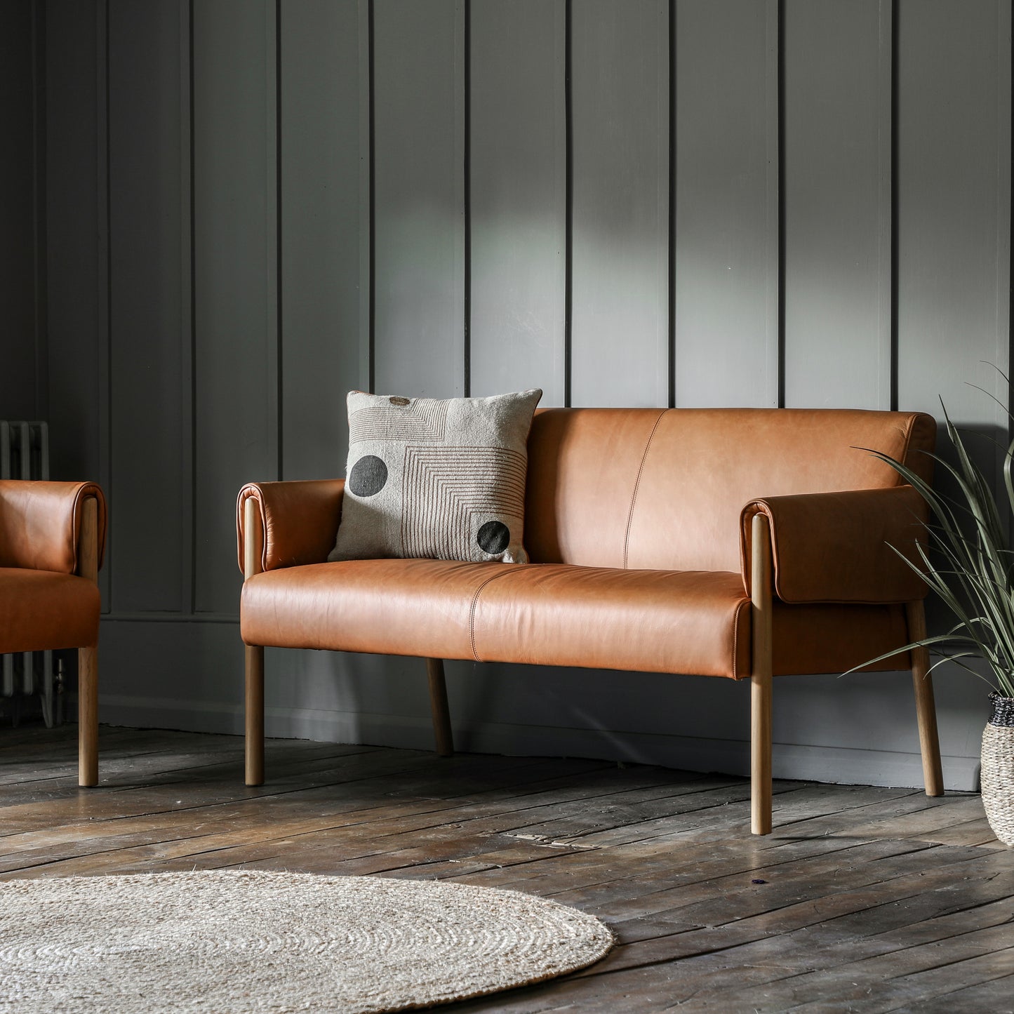 Stratford 2 Seater Sofa Brown