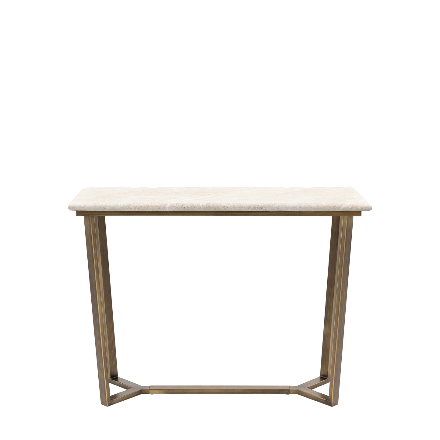 Moderna Console Table Travertine