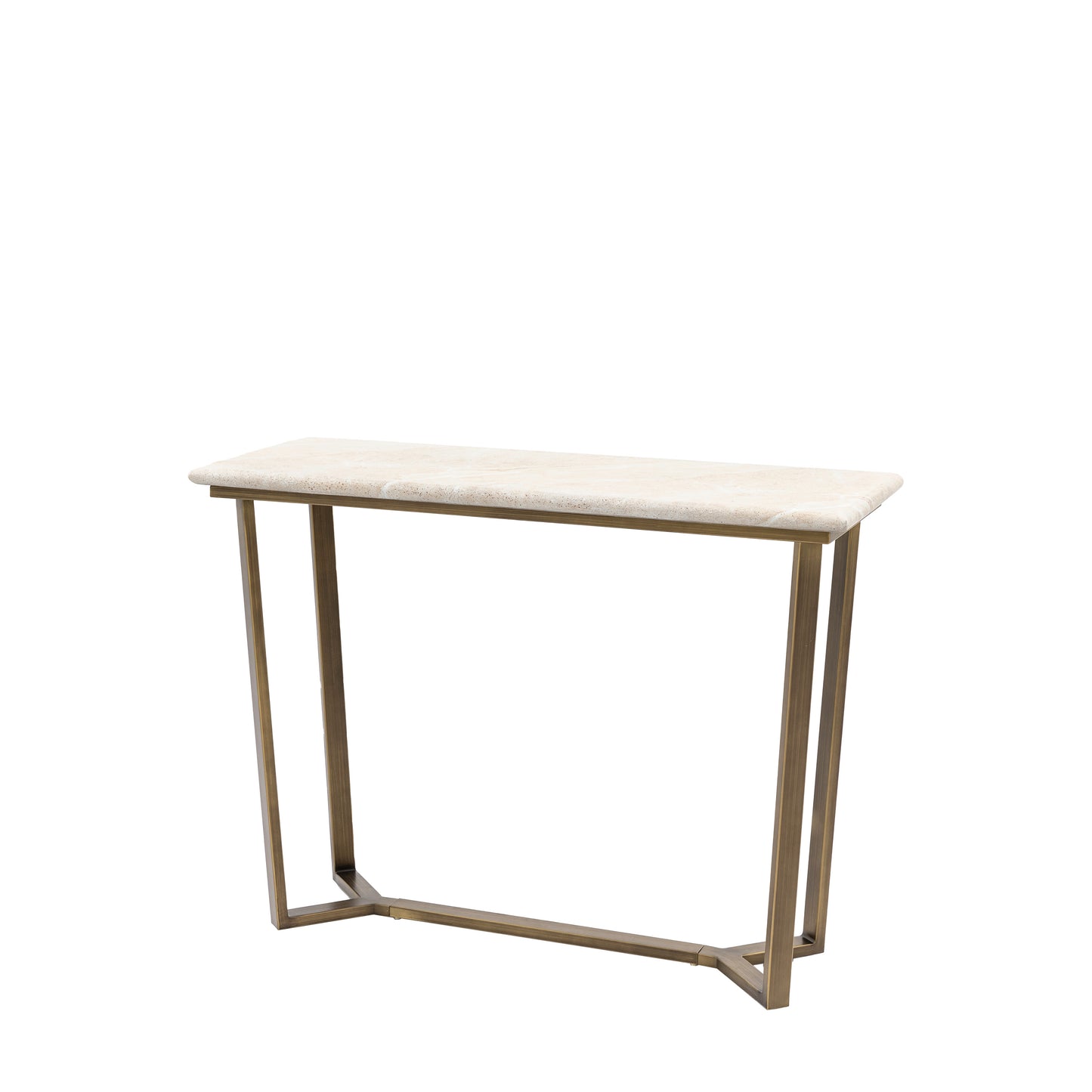 Moderna Console Table Travertine