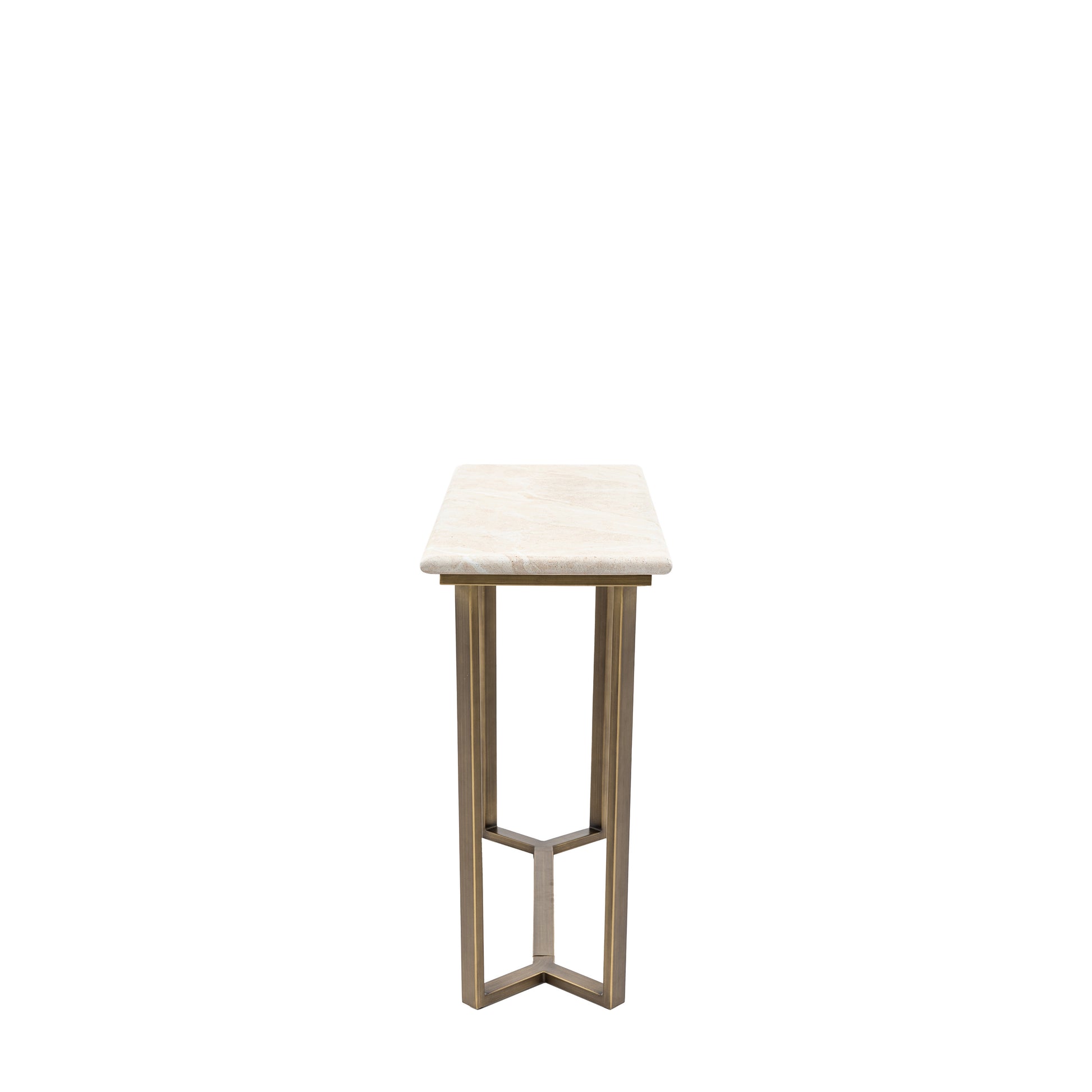 Moderna Console Table Travertine