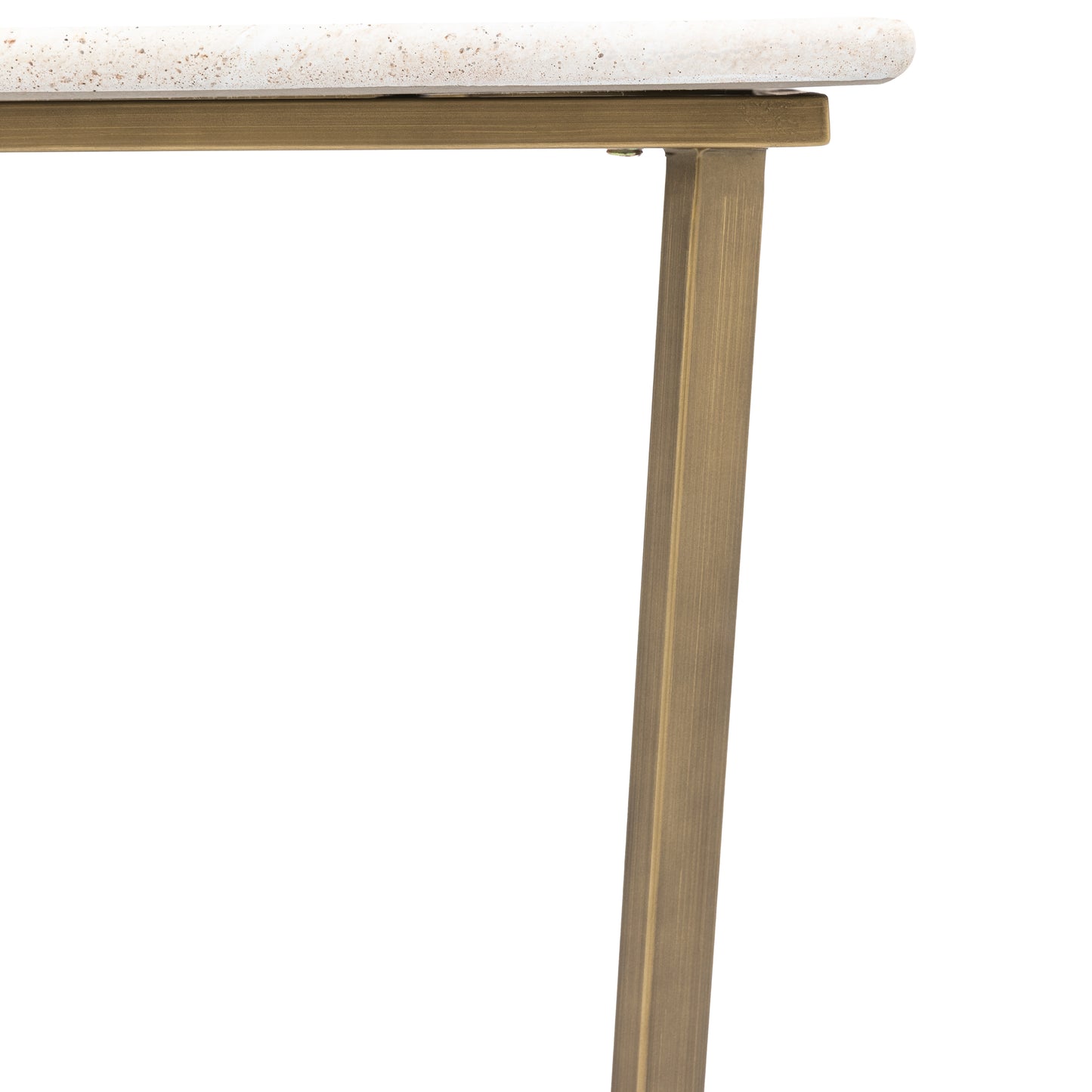 Moderna Console Table Travertine