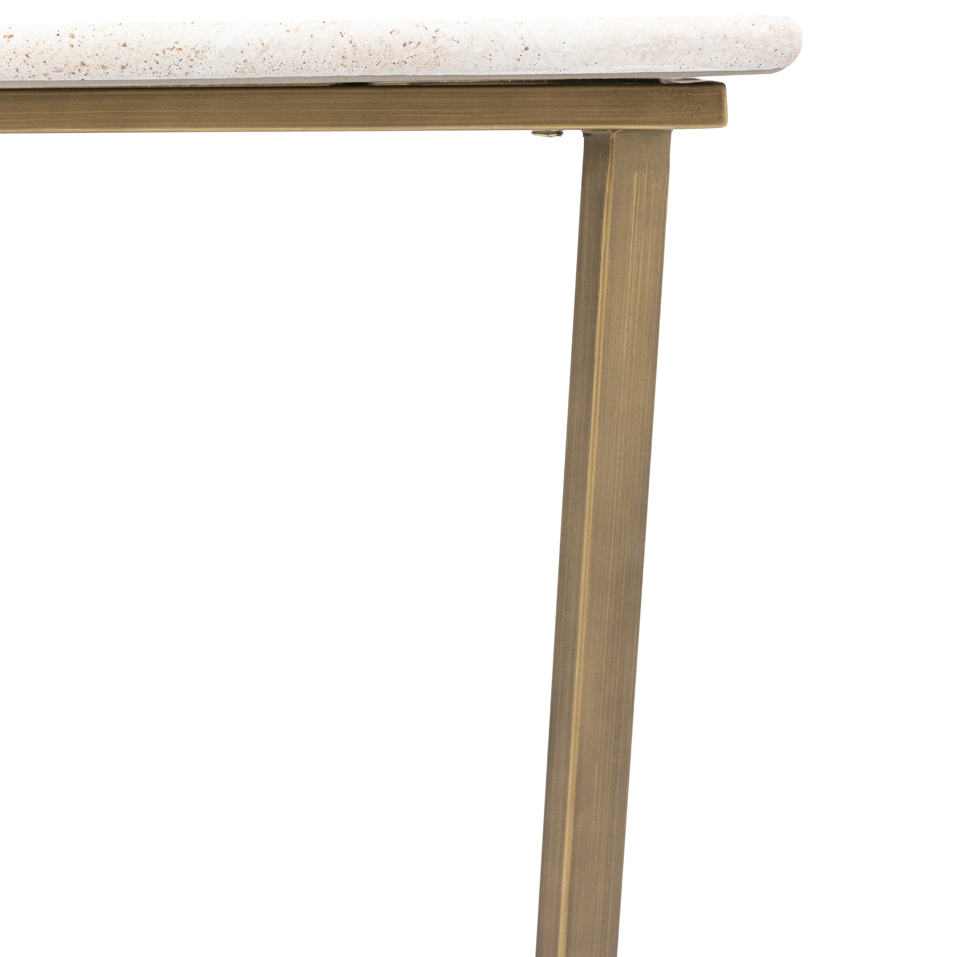 Moderna Console Table Travertine