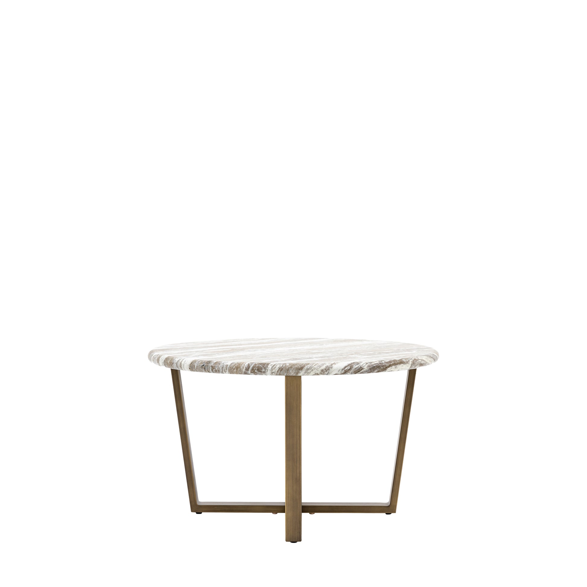 Lusso Round Coffee Table Green Marble