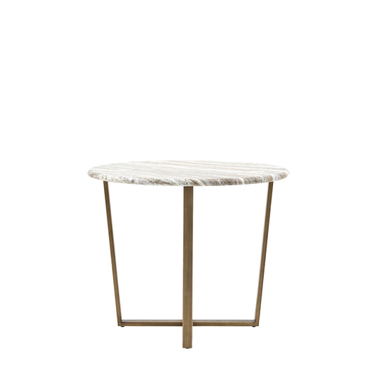 Lusso Round Dining Table Green Marble