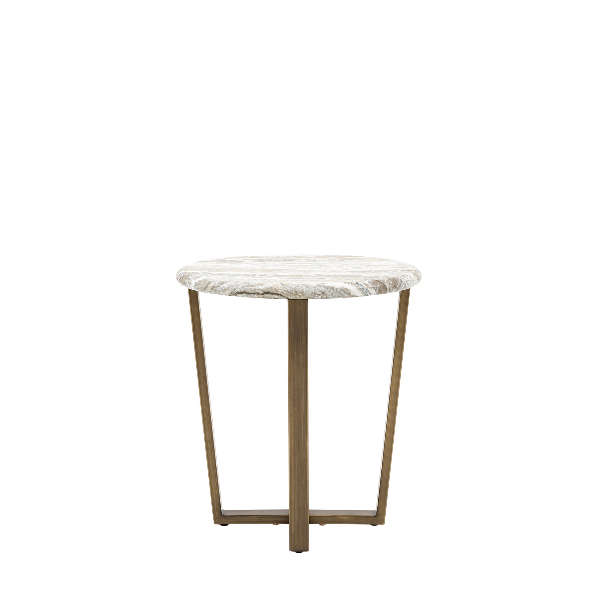 Lusso Side Table Green Marble