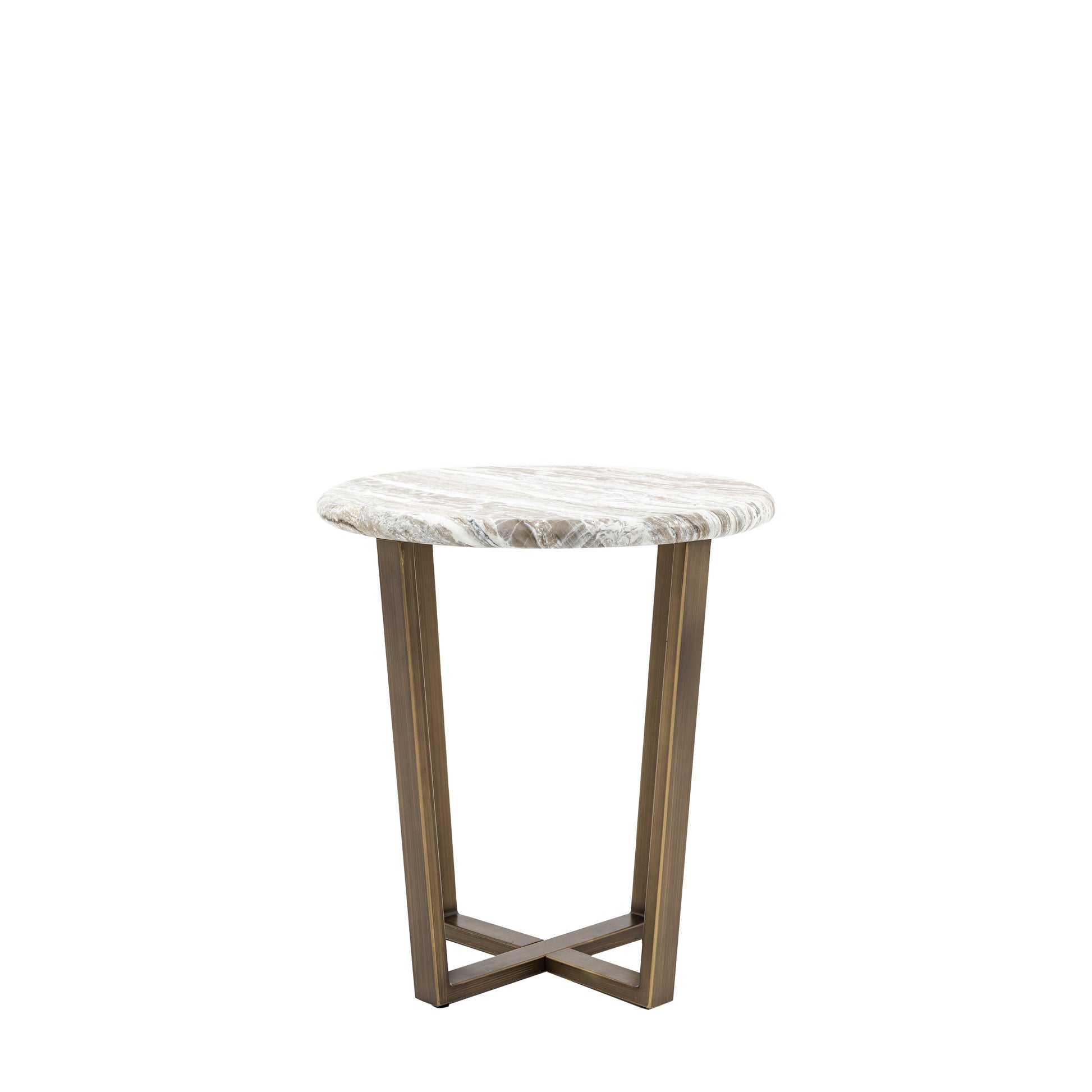 Lusso Side Table Green Marble