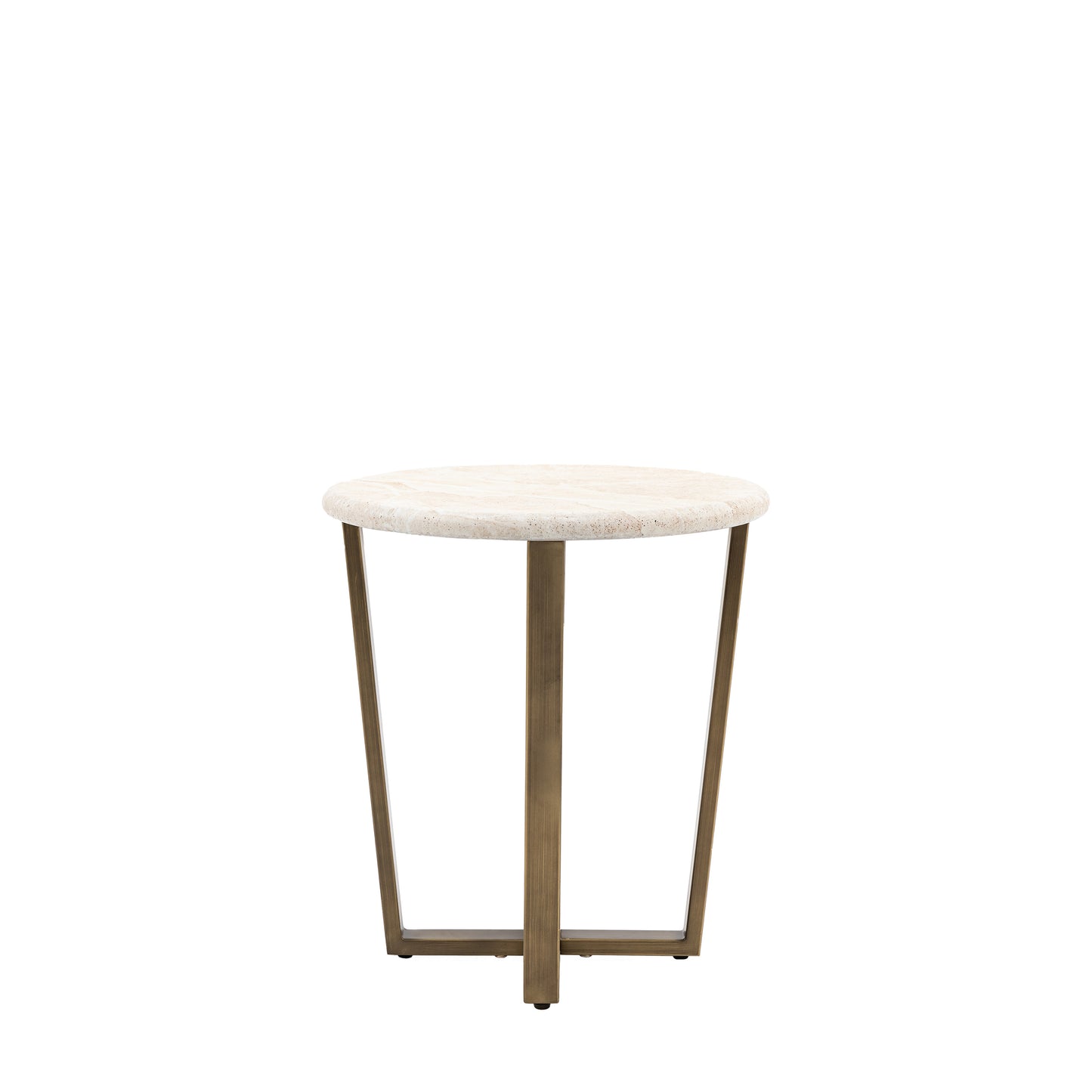 Moderna Side Table Travertine