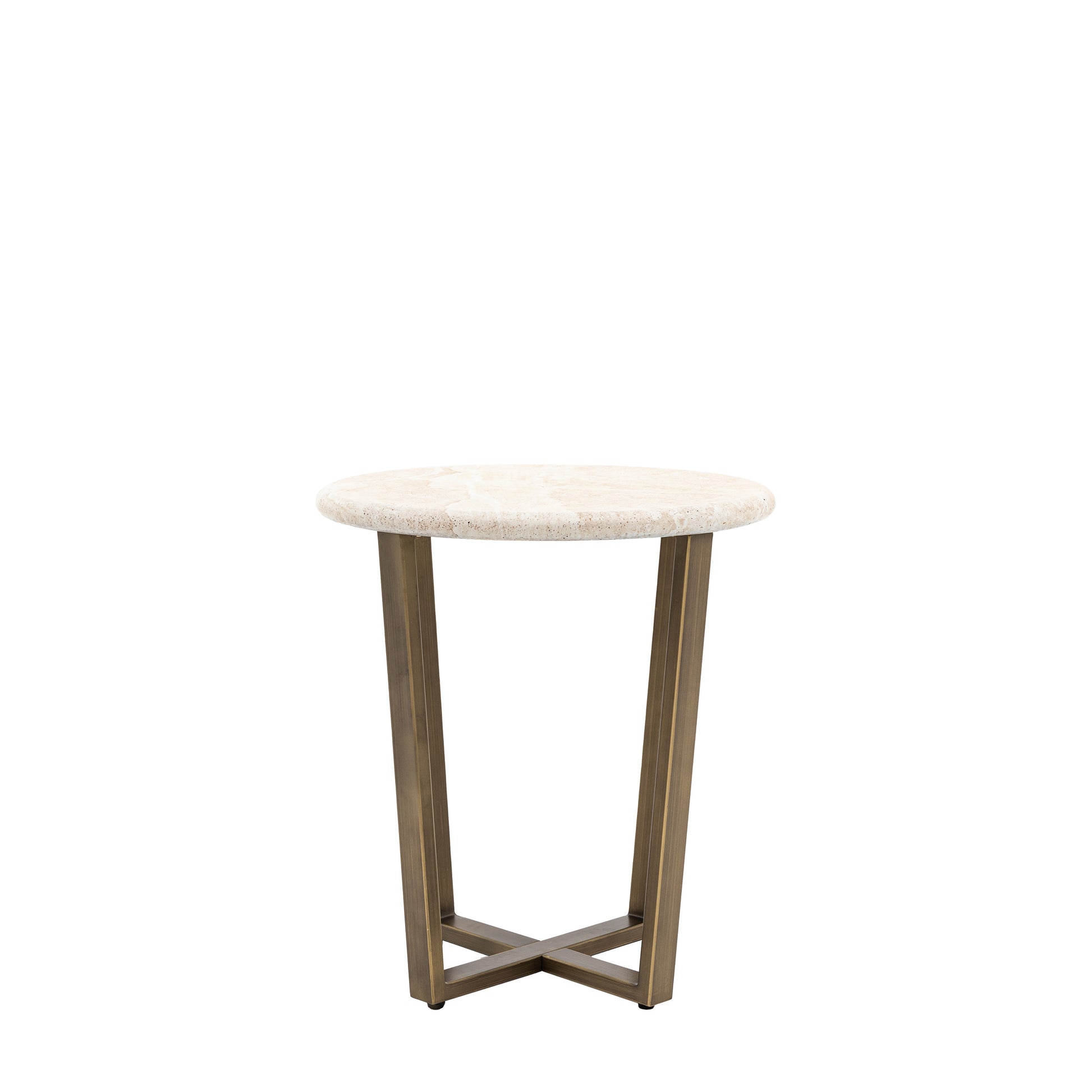 Moderna Side Table Travertine