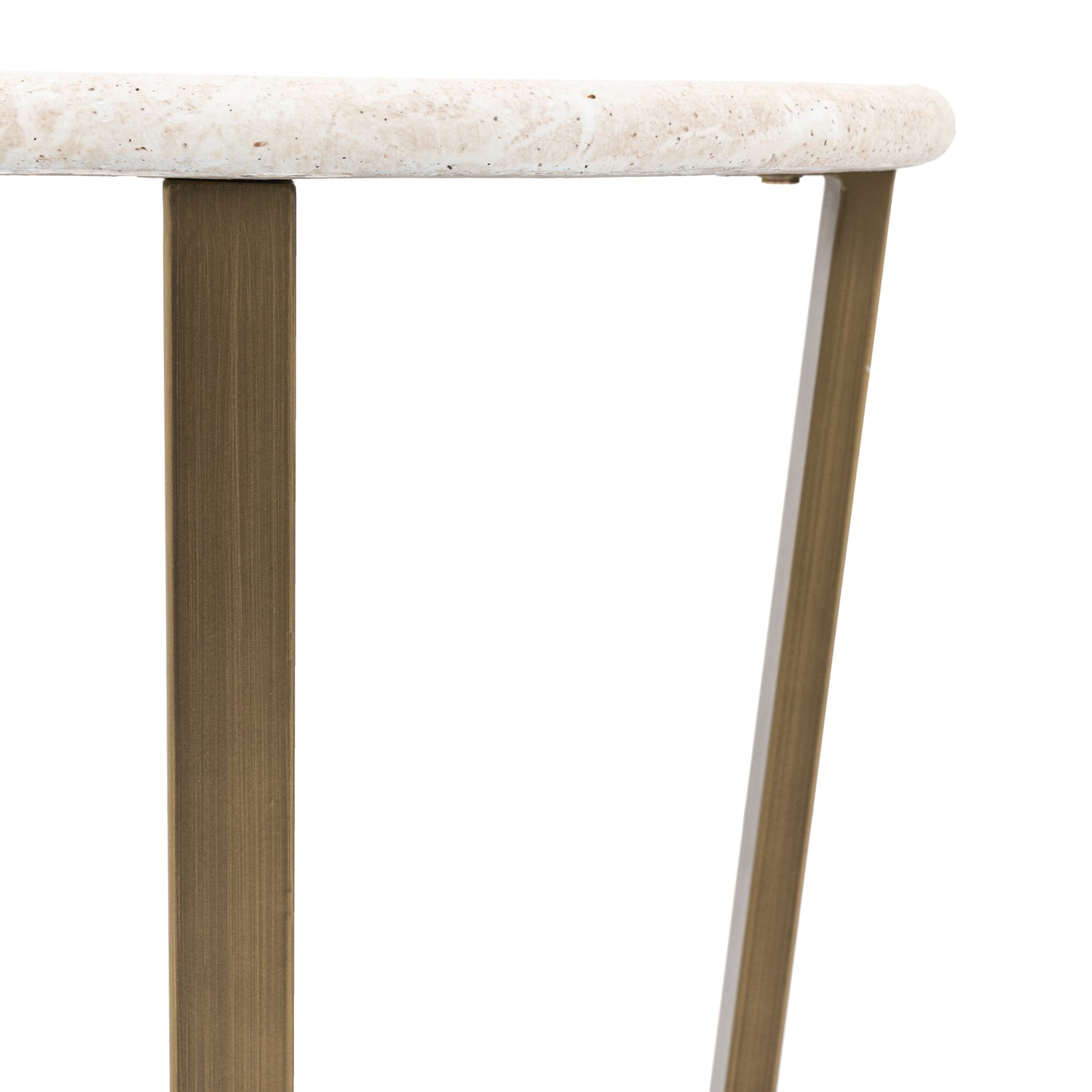 Moderna Side Table Travertine