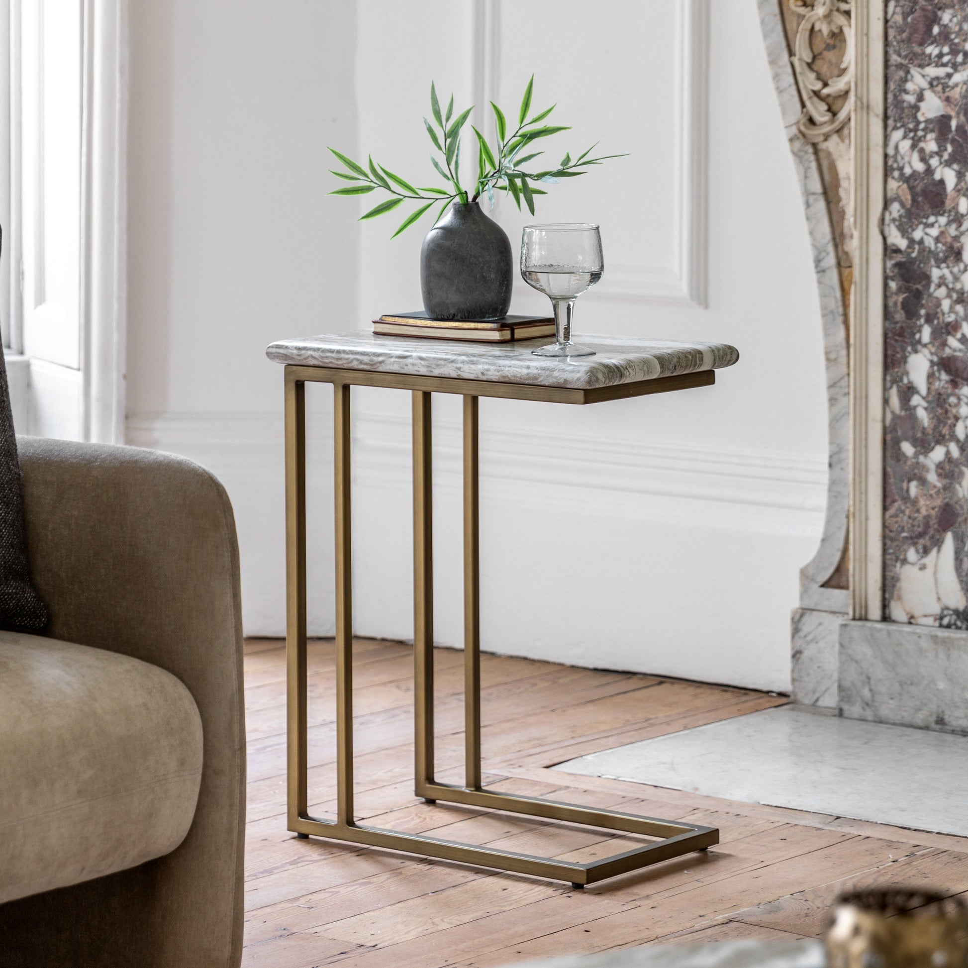 Lusso Supper Table Green Marble