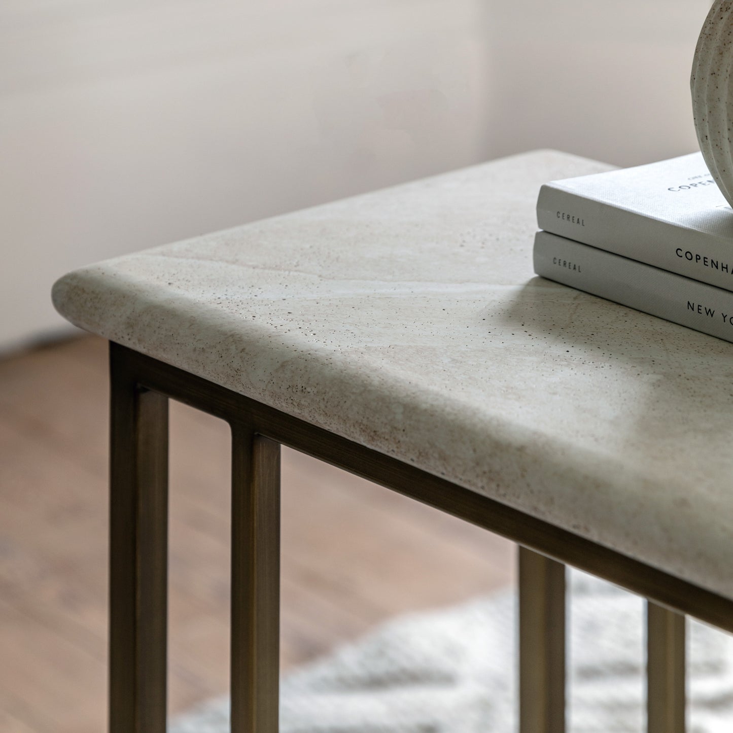 Moderna Supper Table Travertine