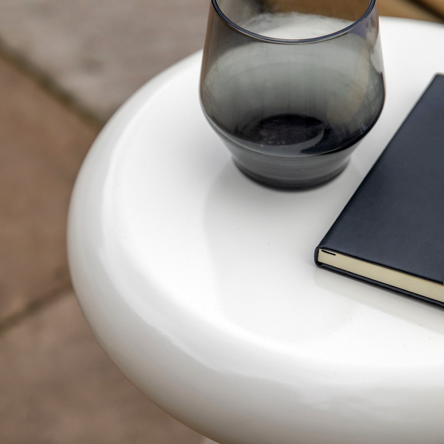 Pavia Side Table Cream