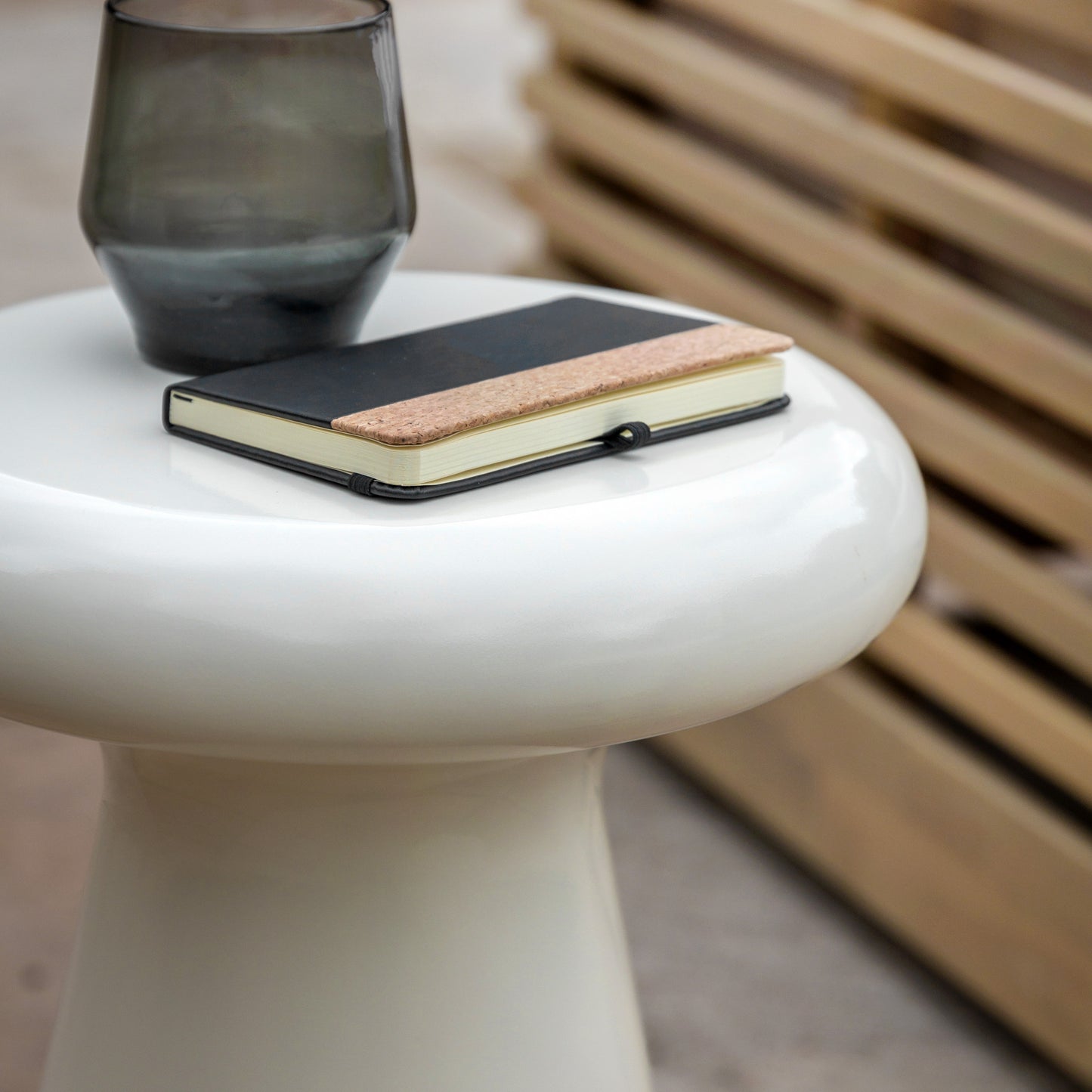 Pavia Side Table Cream