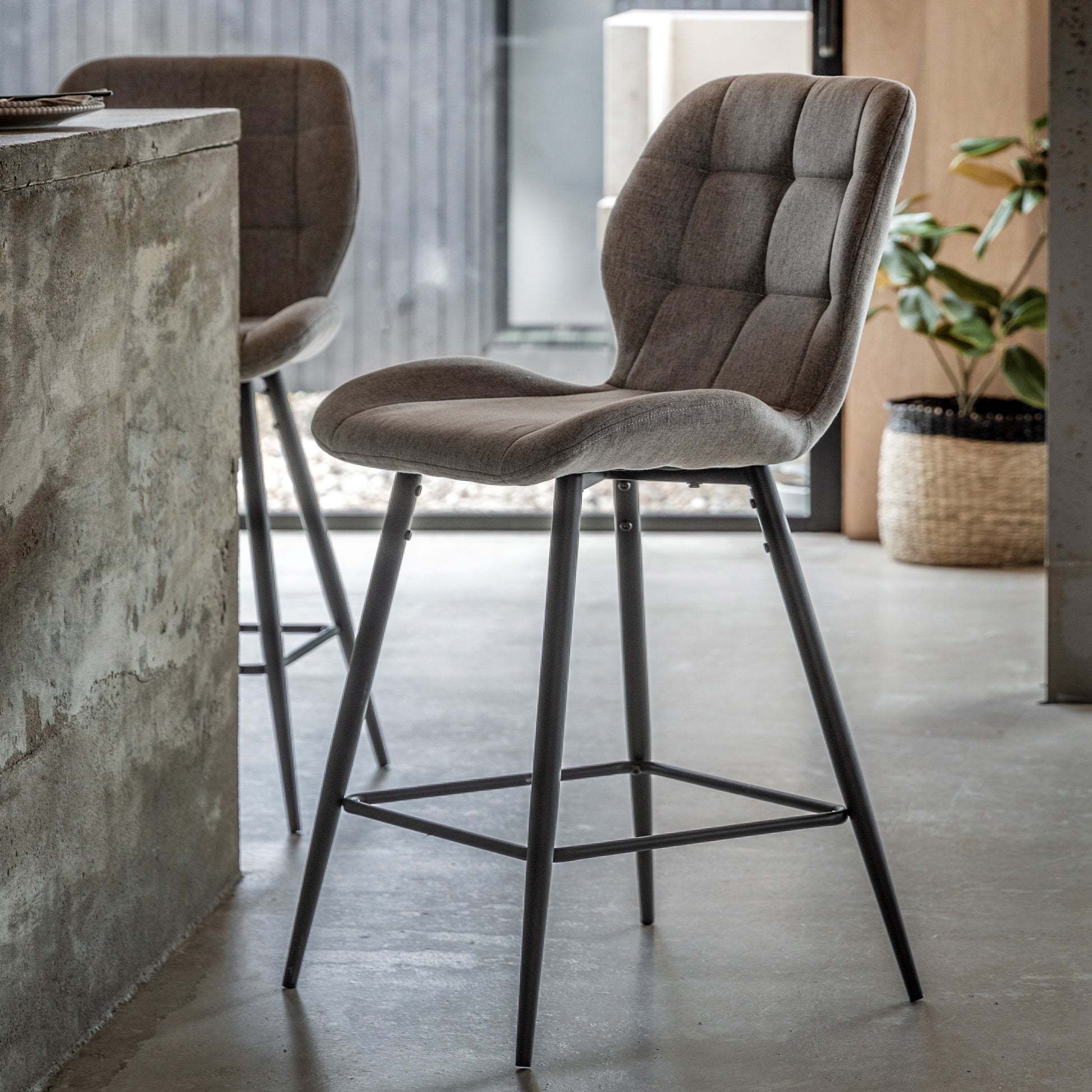 Manford Stool (2pk) Light Grey