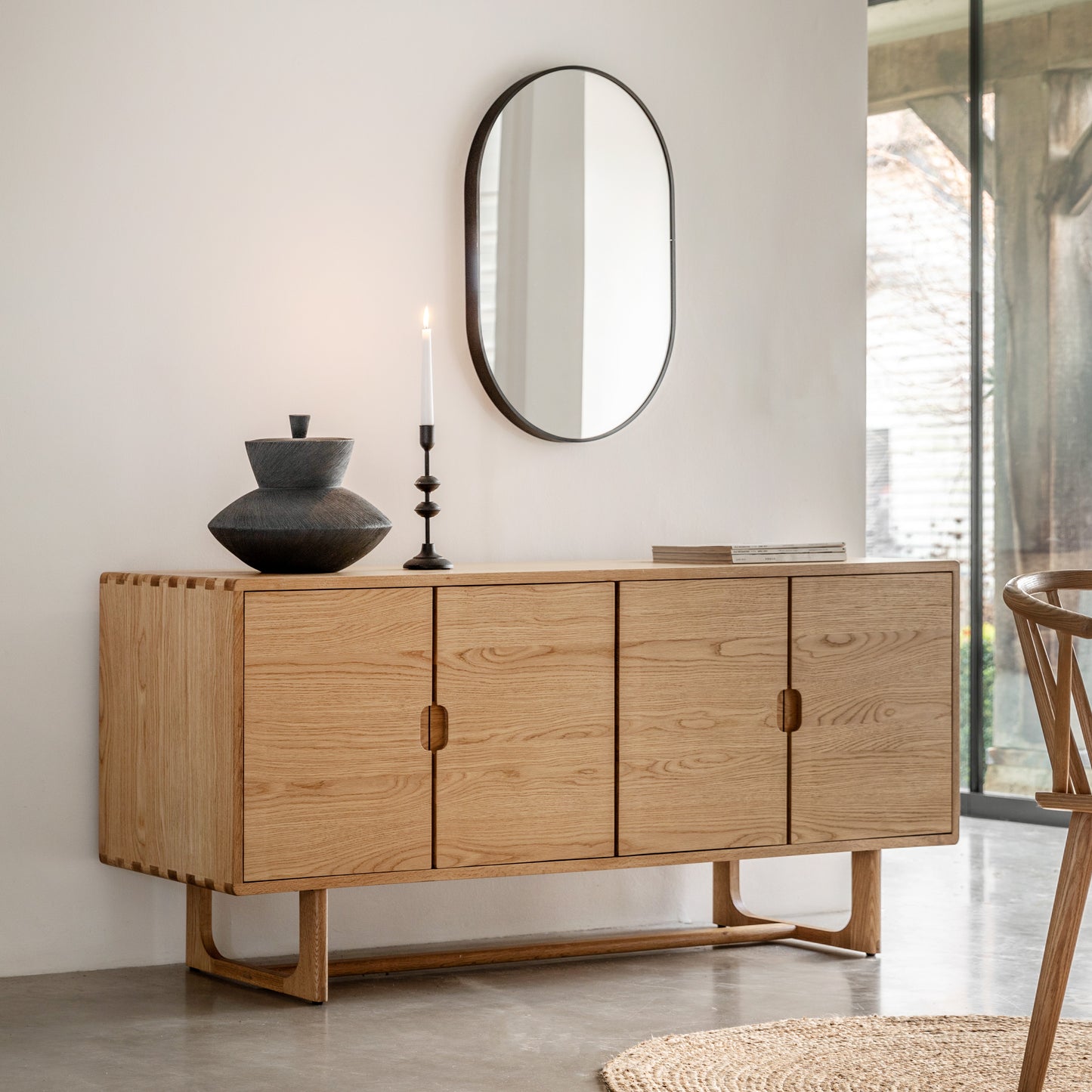Craft 4 Door Sideboard Natural