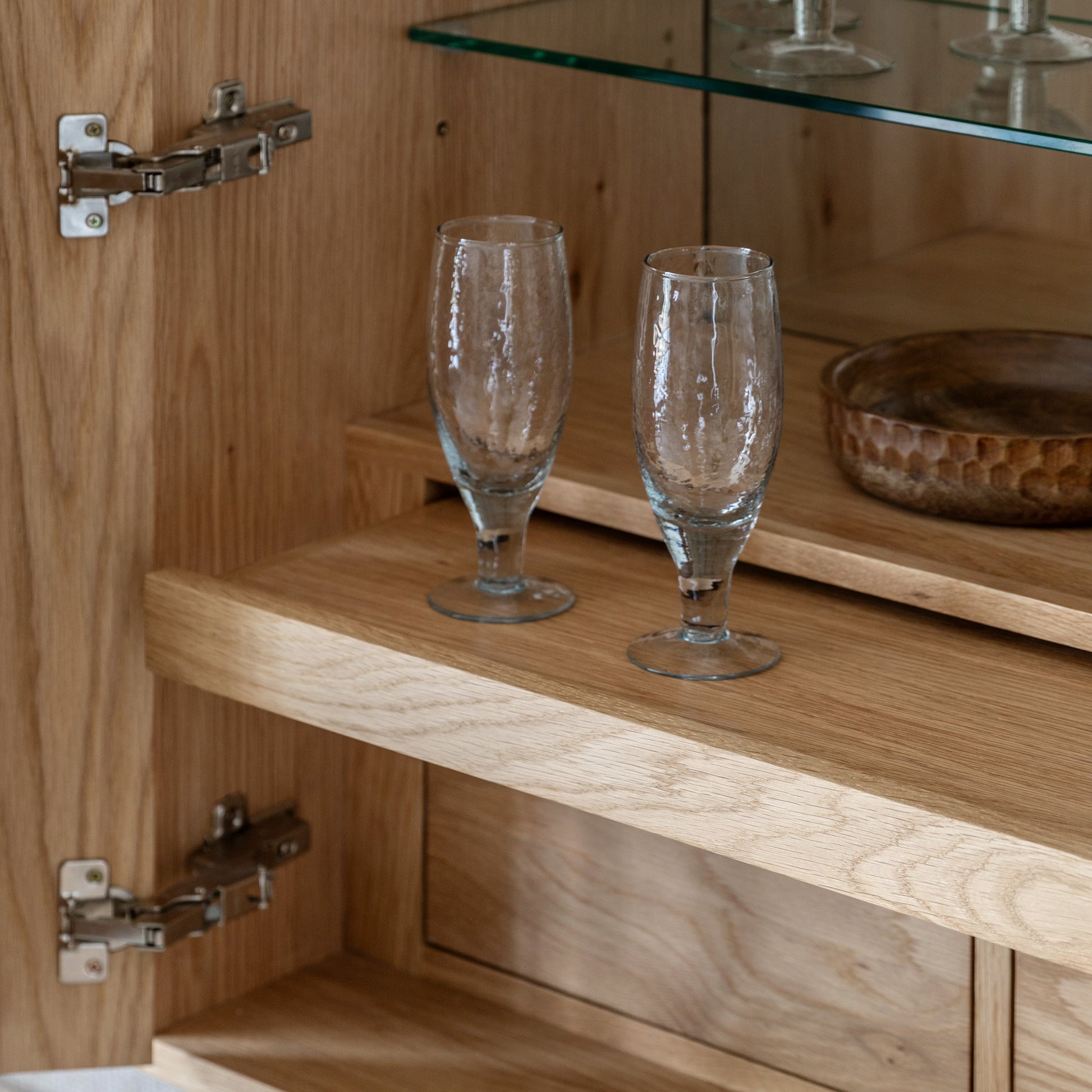 Craft Cocktail Cabinet Natural