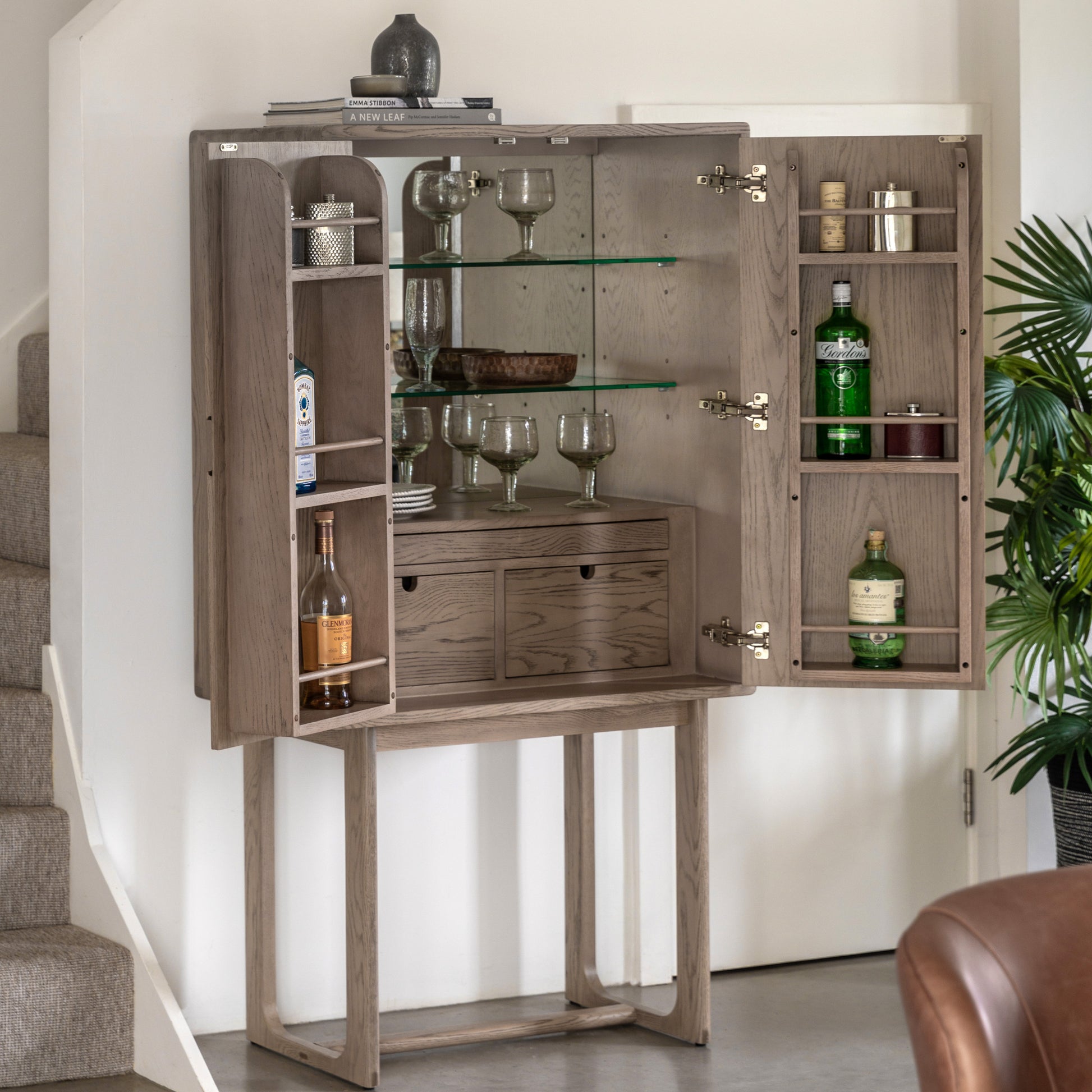 Craft Cocktail Cabinet Smoked