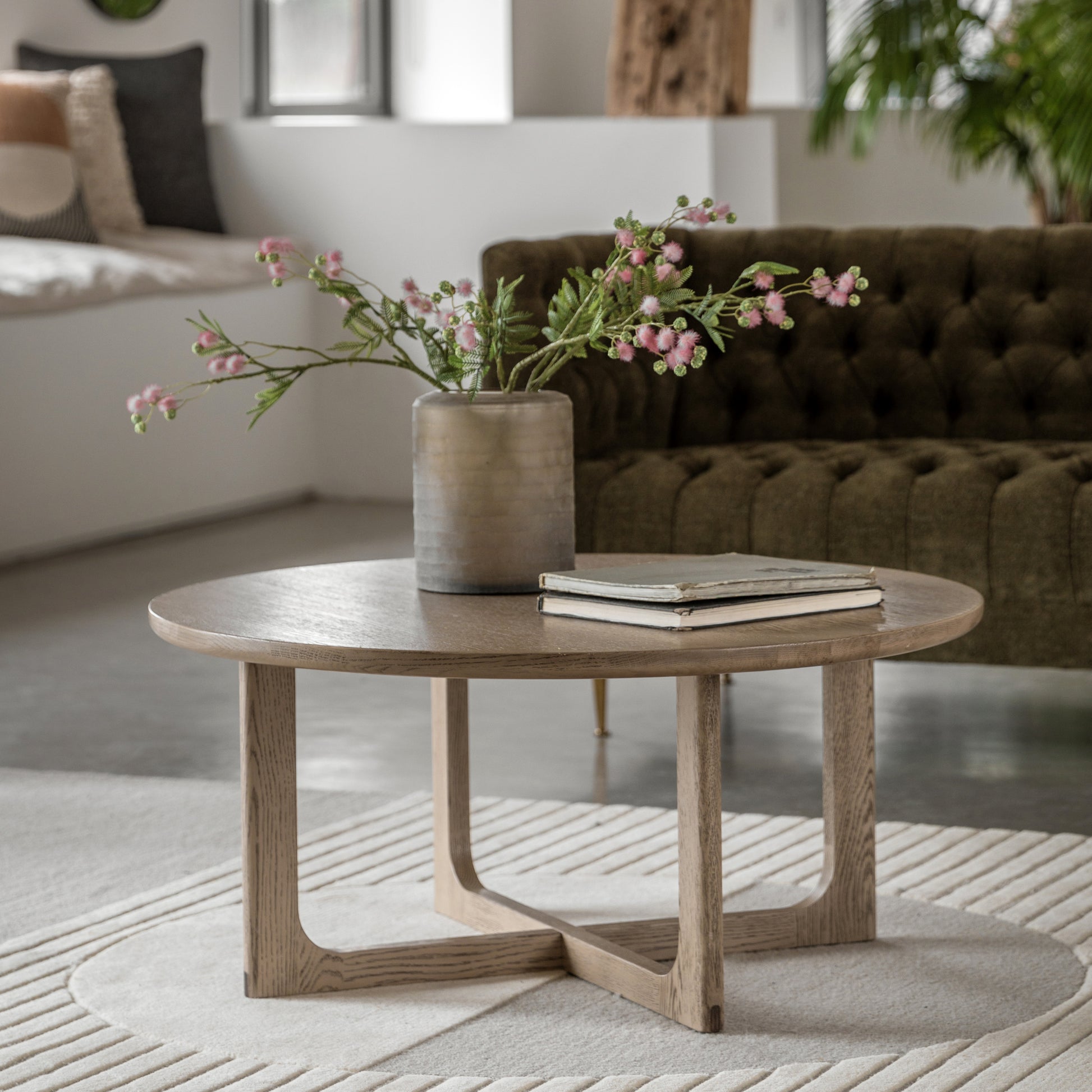 Craft Round Coffee Table Smoked