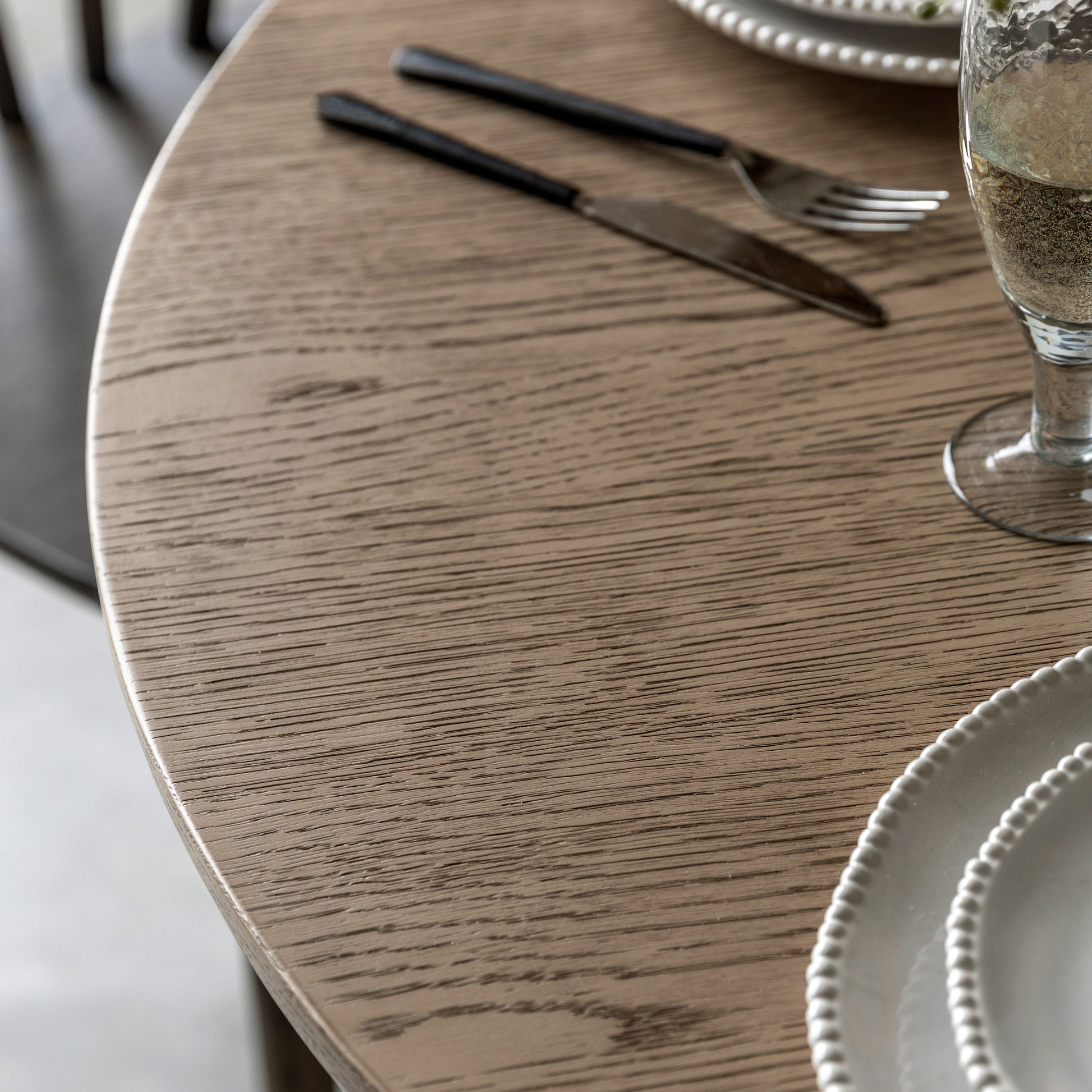 Craft Round Dining Table Smoked