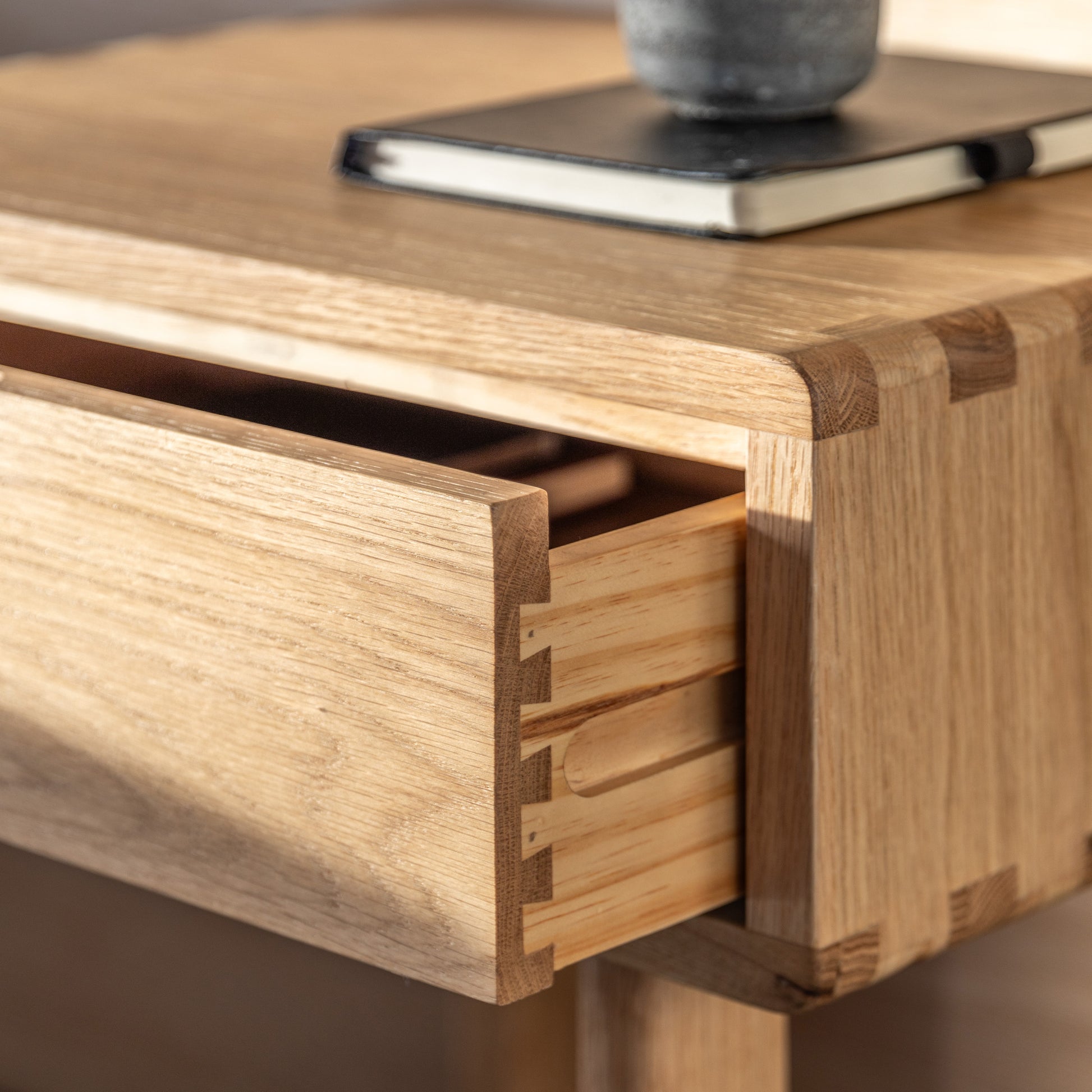 Craft 1 Drawer Bedside Natural