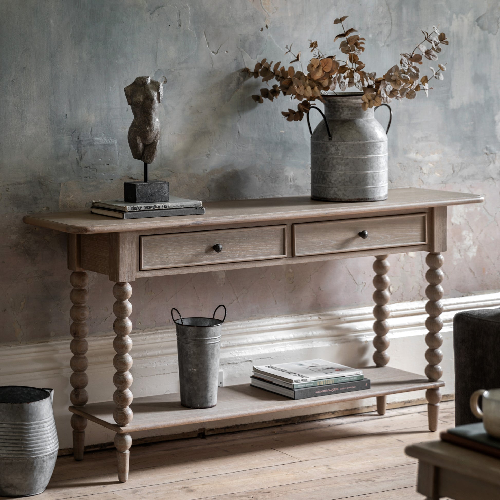 Artisan 2 Drawer Console Table Natural