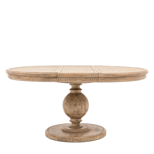 Vancouver Rnd Ext Dining Table Natural