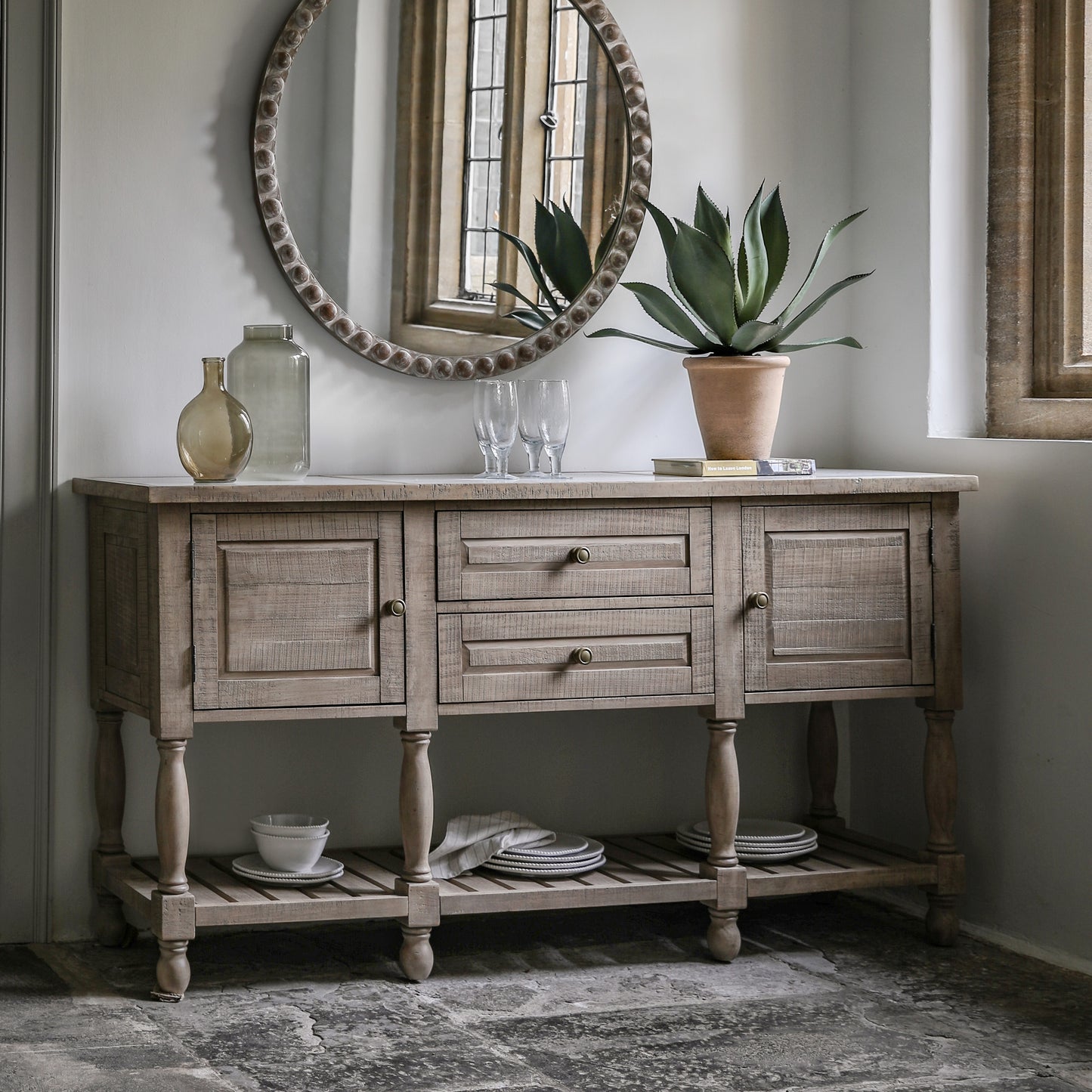 Vancouver 2 Door 2 Drawer Sideboard Natural