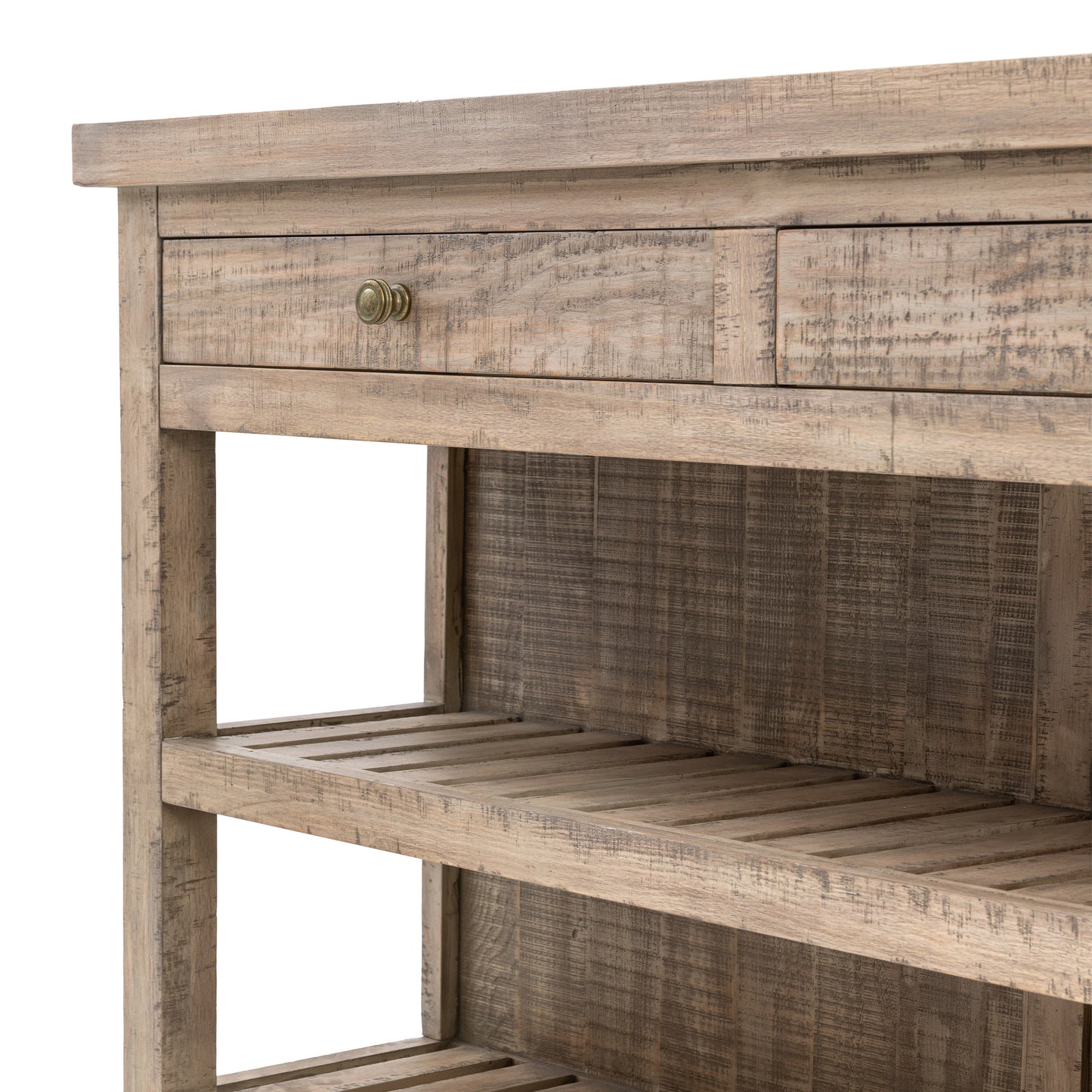 Vancouver Kitchen Island Natural Large
