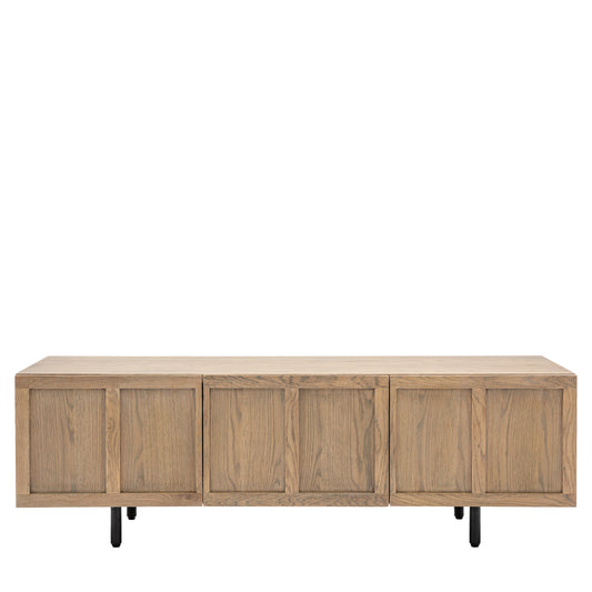 Panelled Media Unit Smoked