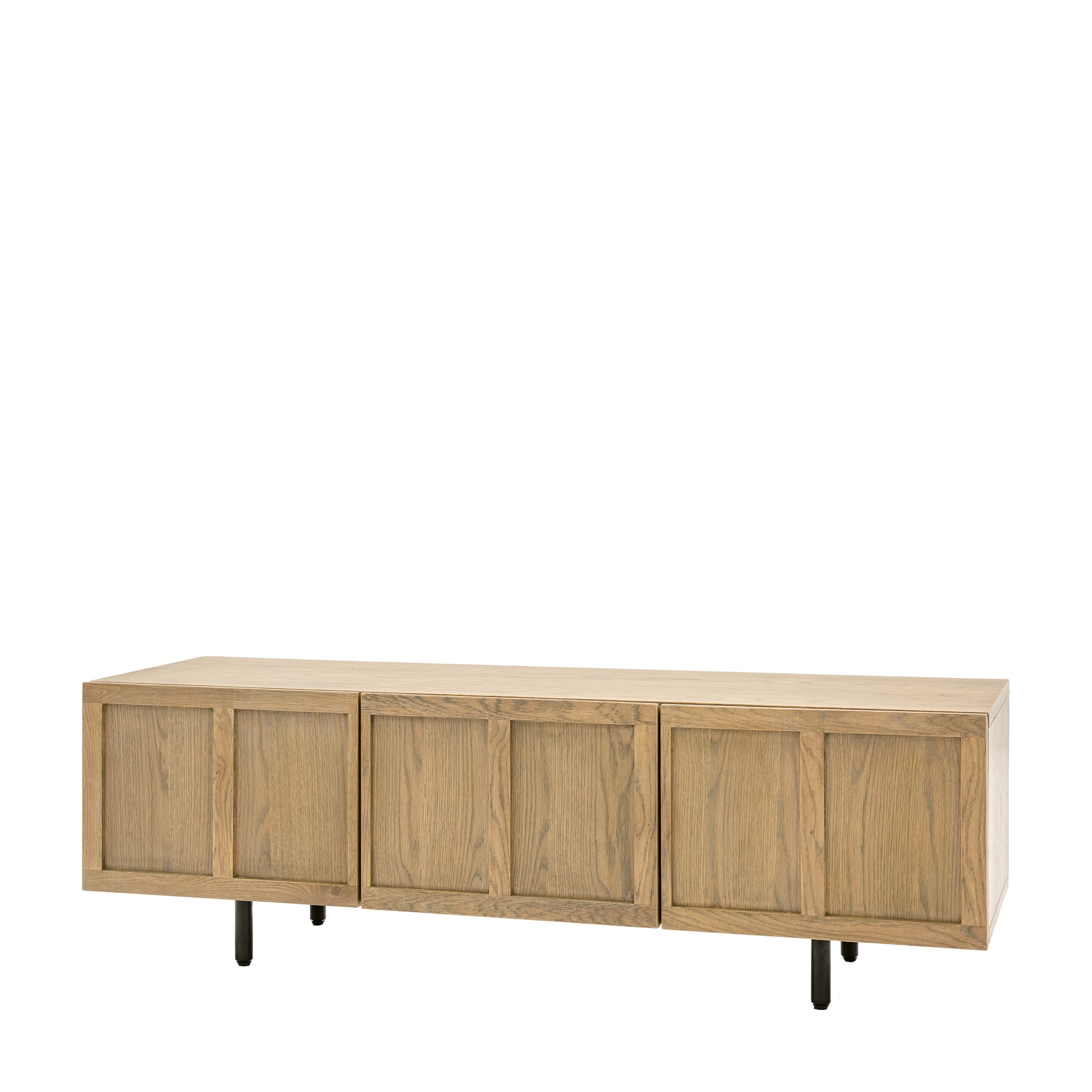 Panelled Media Unit Smoked