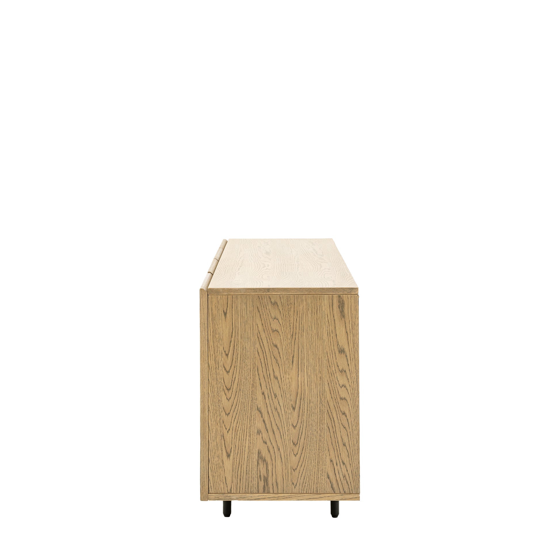 Panelled 4 Door Sideboard Smoked