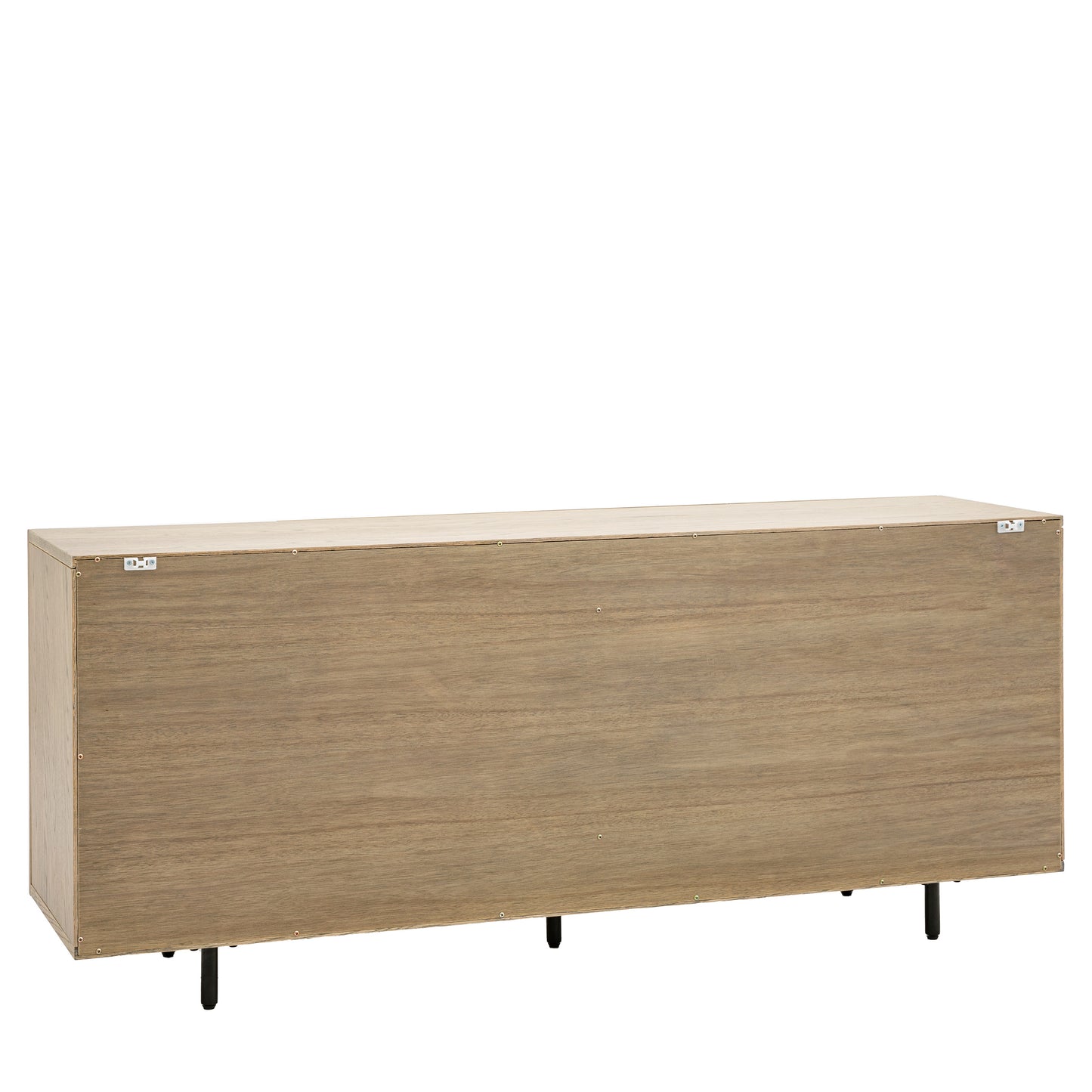 Panelled 4 Door Sideboard Smoked