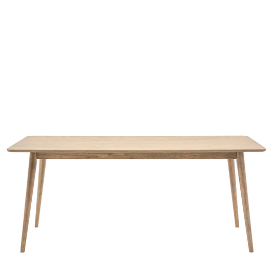 Panelled Dining Table Smoked