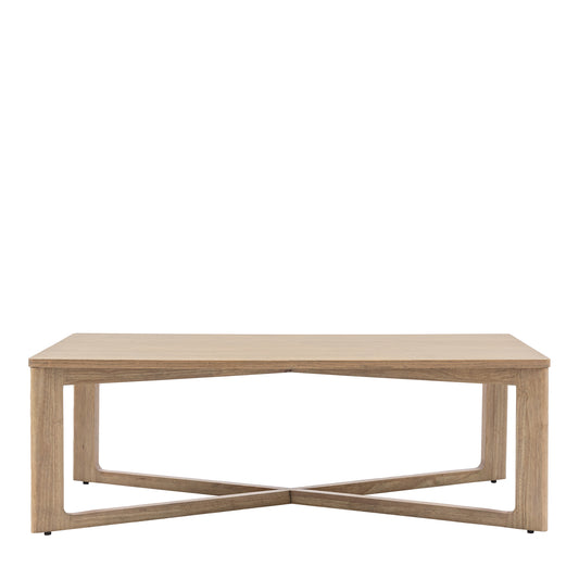 Panelled Coffee Table Smoked