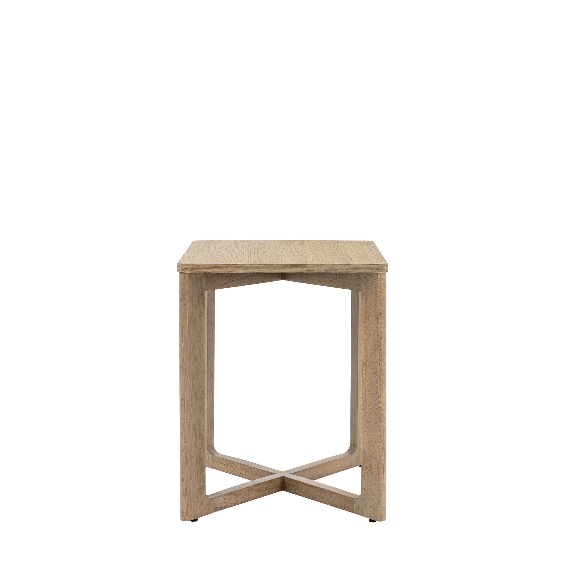 Panelled Side Table Smoked