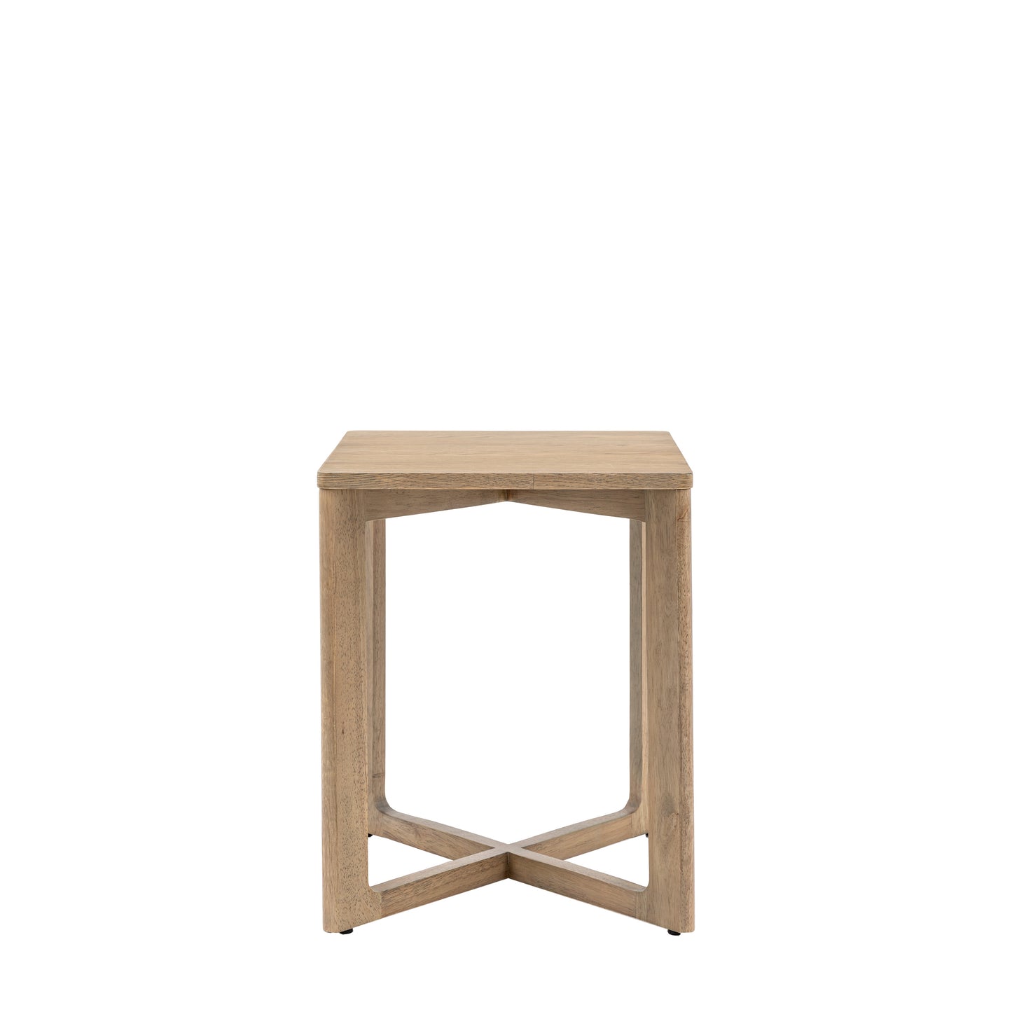 Panelled Side Table Smoked