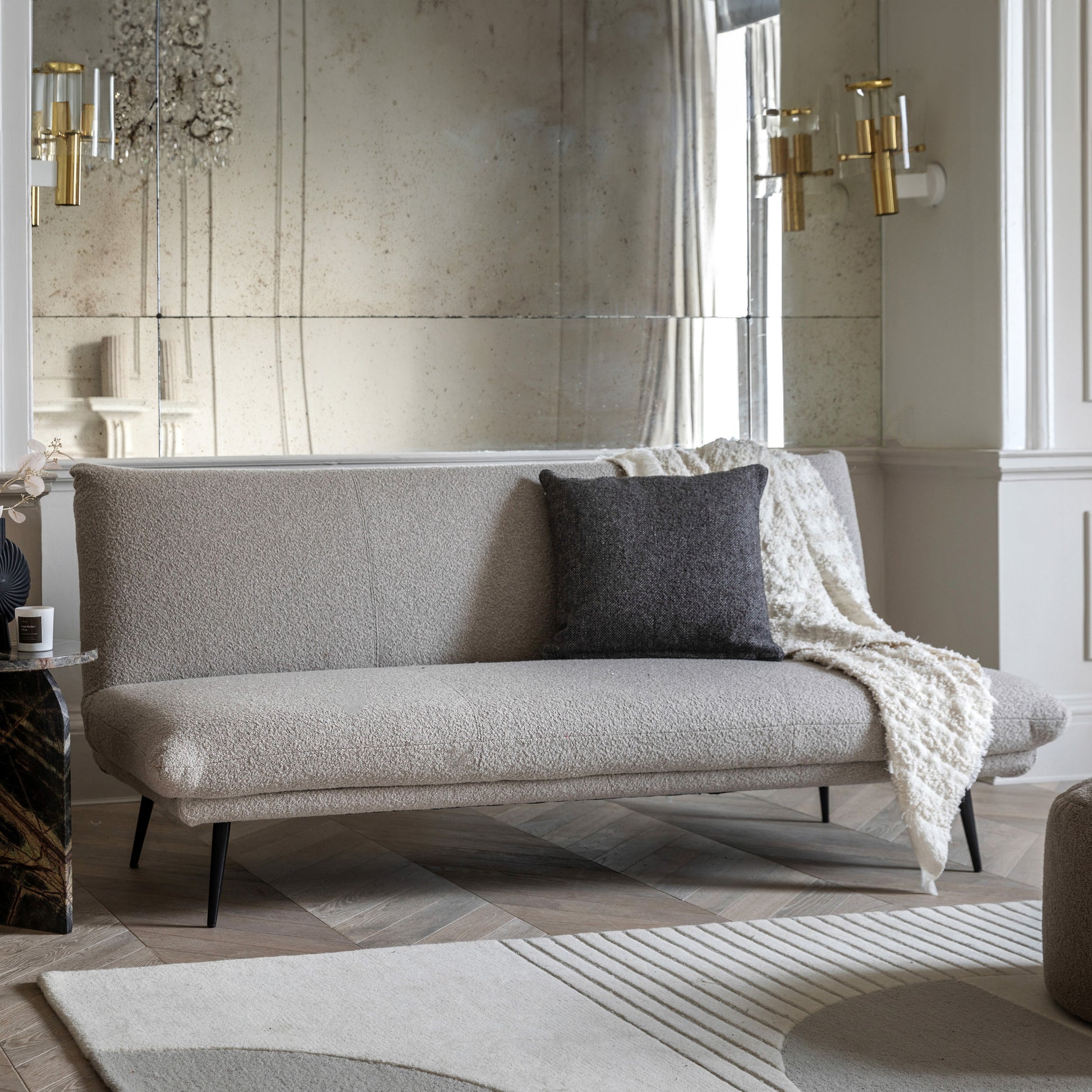 Dunton Sofa Bed Light Grey