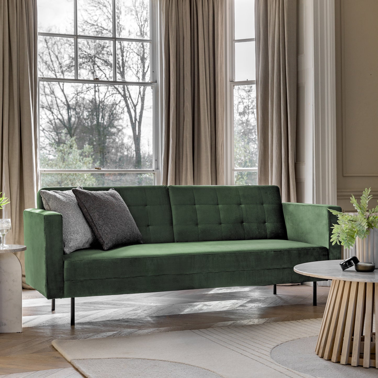 Eynsford Sofa Bed Bottle Green