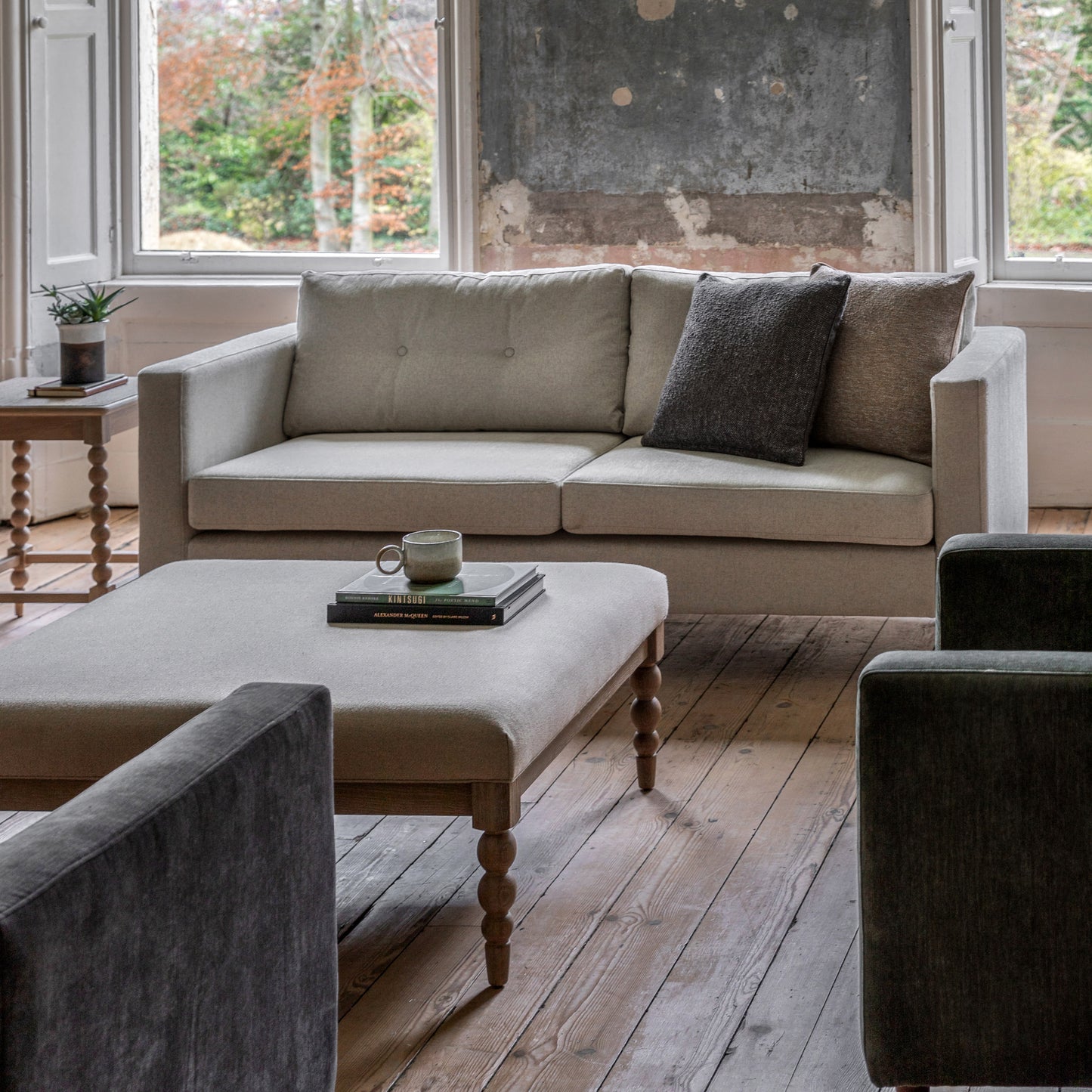 Whitwell Sofa 3 Seater Light Grey